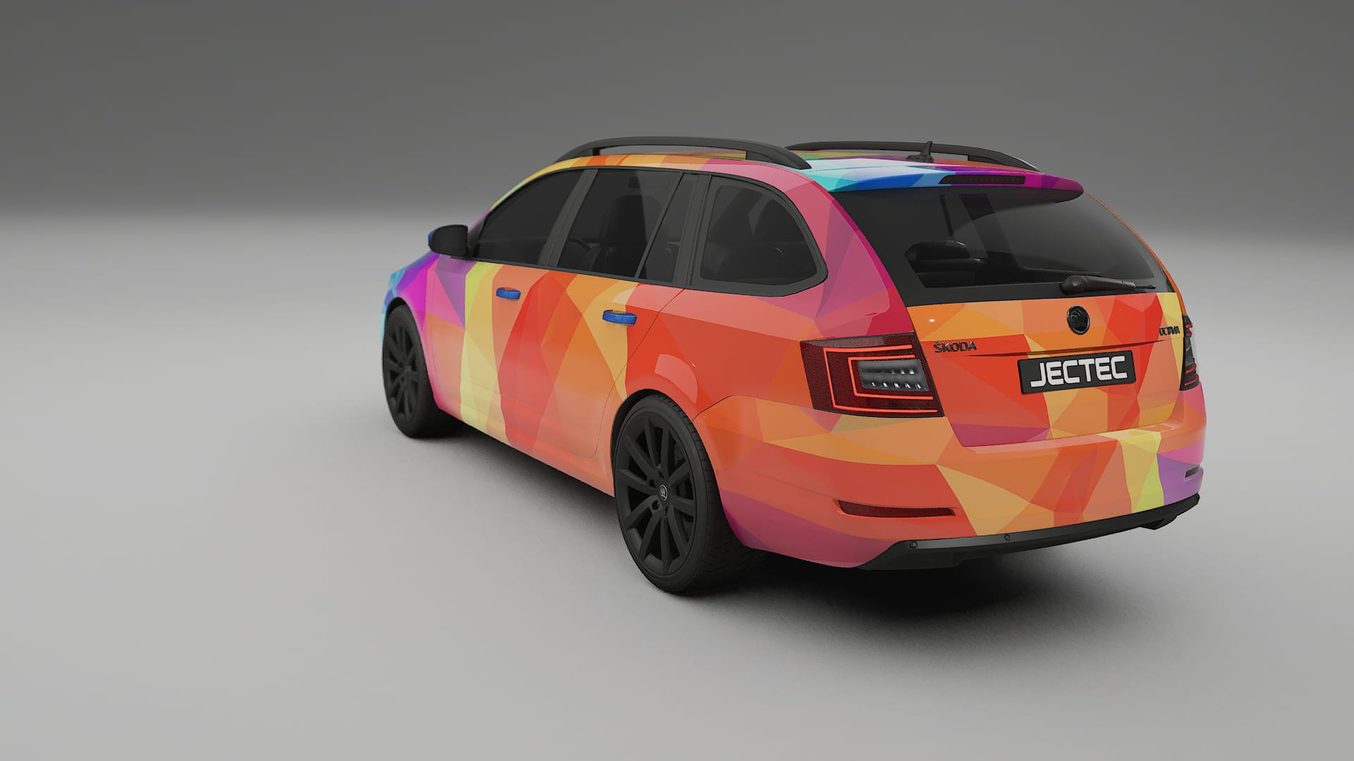Škoda Octavia combi 5E VECTOR VIBE – Kit Wrap PPF Personalizzato in Pellicola Poliuretanica Stampabile