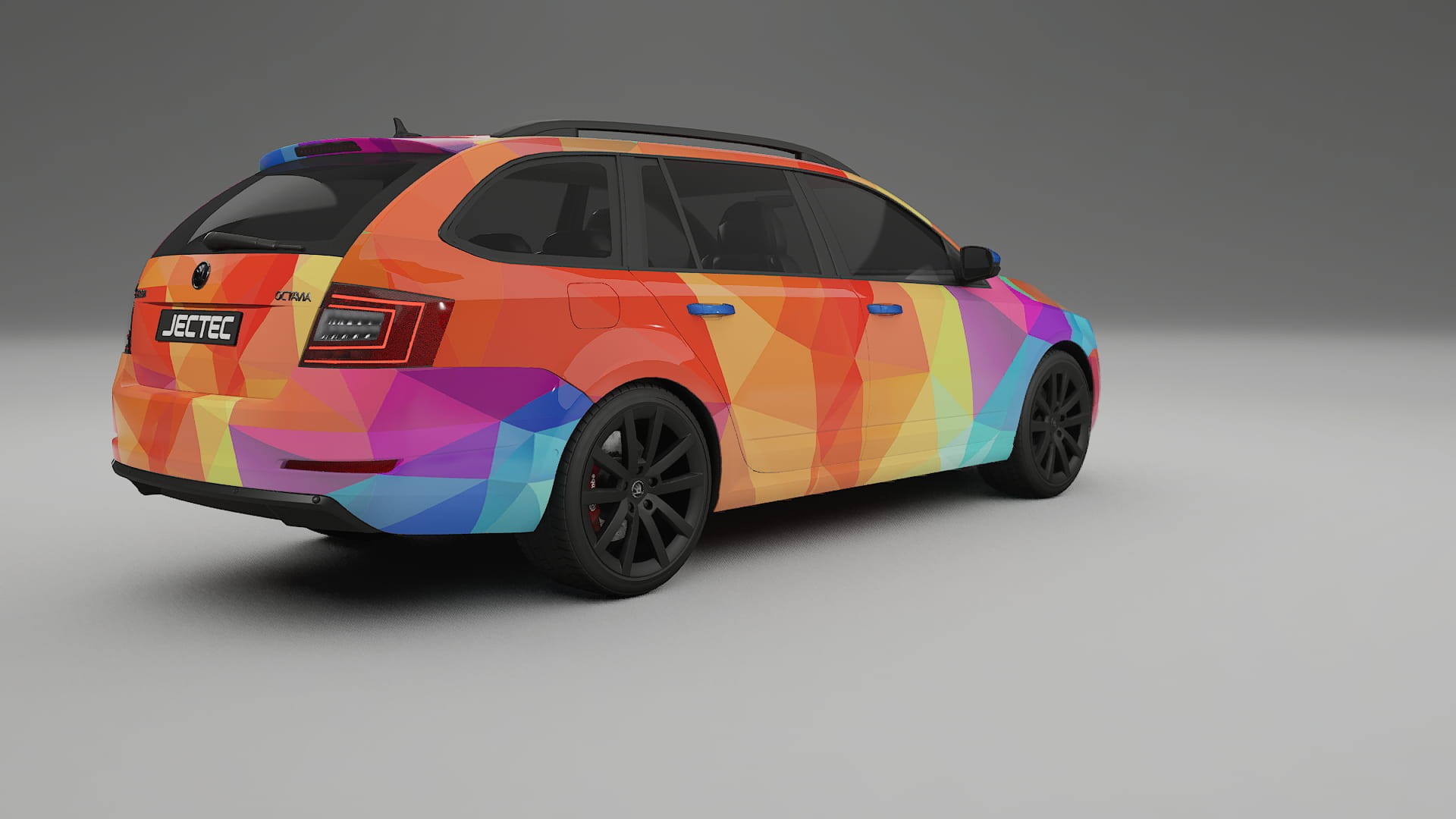 Škoda Octavia combi 5E VECTOR VIBE – Kit Wrap PPF Personalizzato in Pellicola Poliuretanica Stampabile