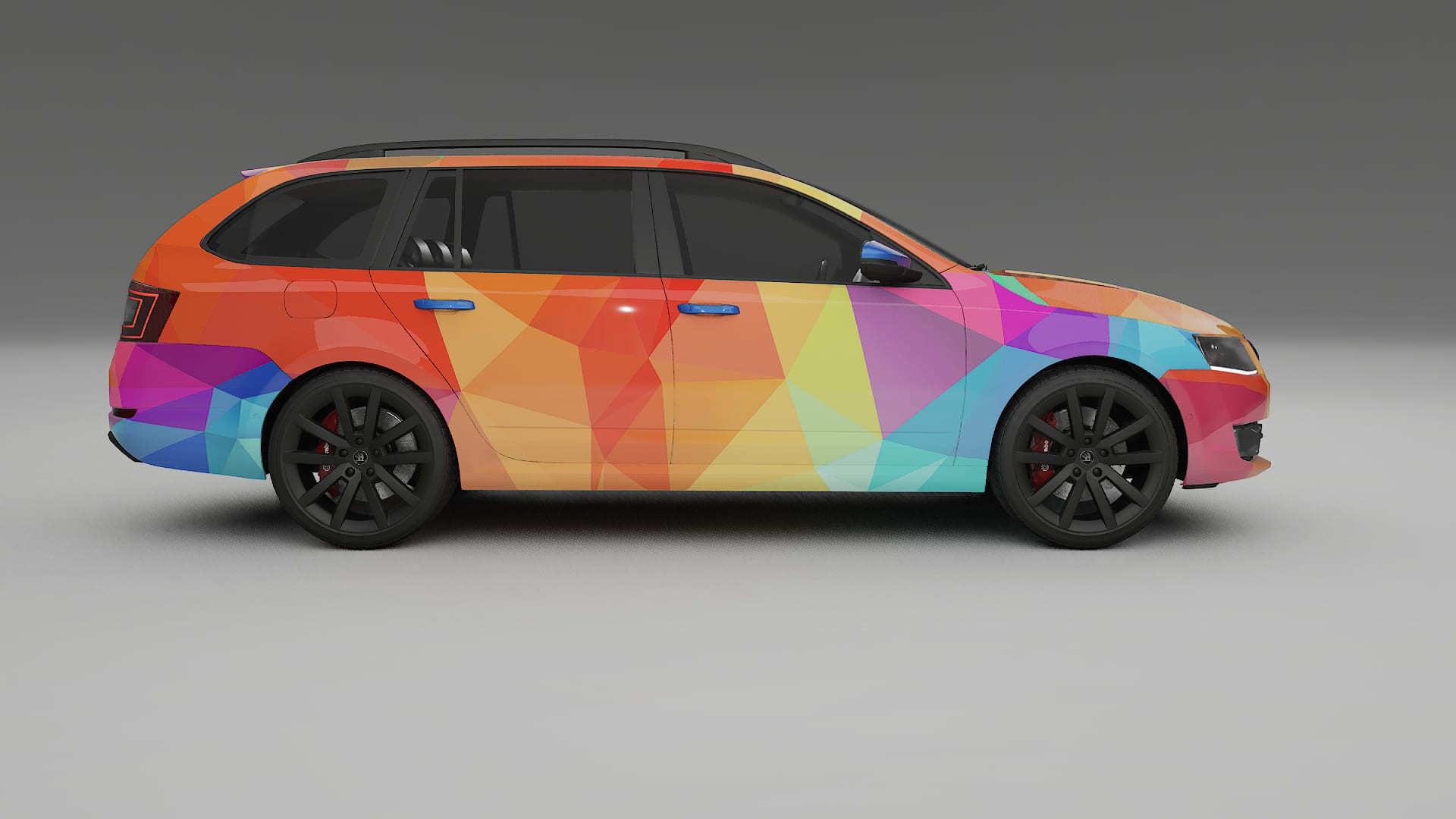 Škoda Octavia combi 5E VECTOR VIBE – Kit Wrap PPF Personalizzato in Pellicola Poliuretanica Stampabile