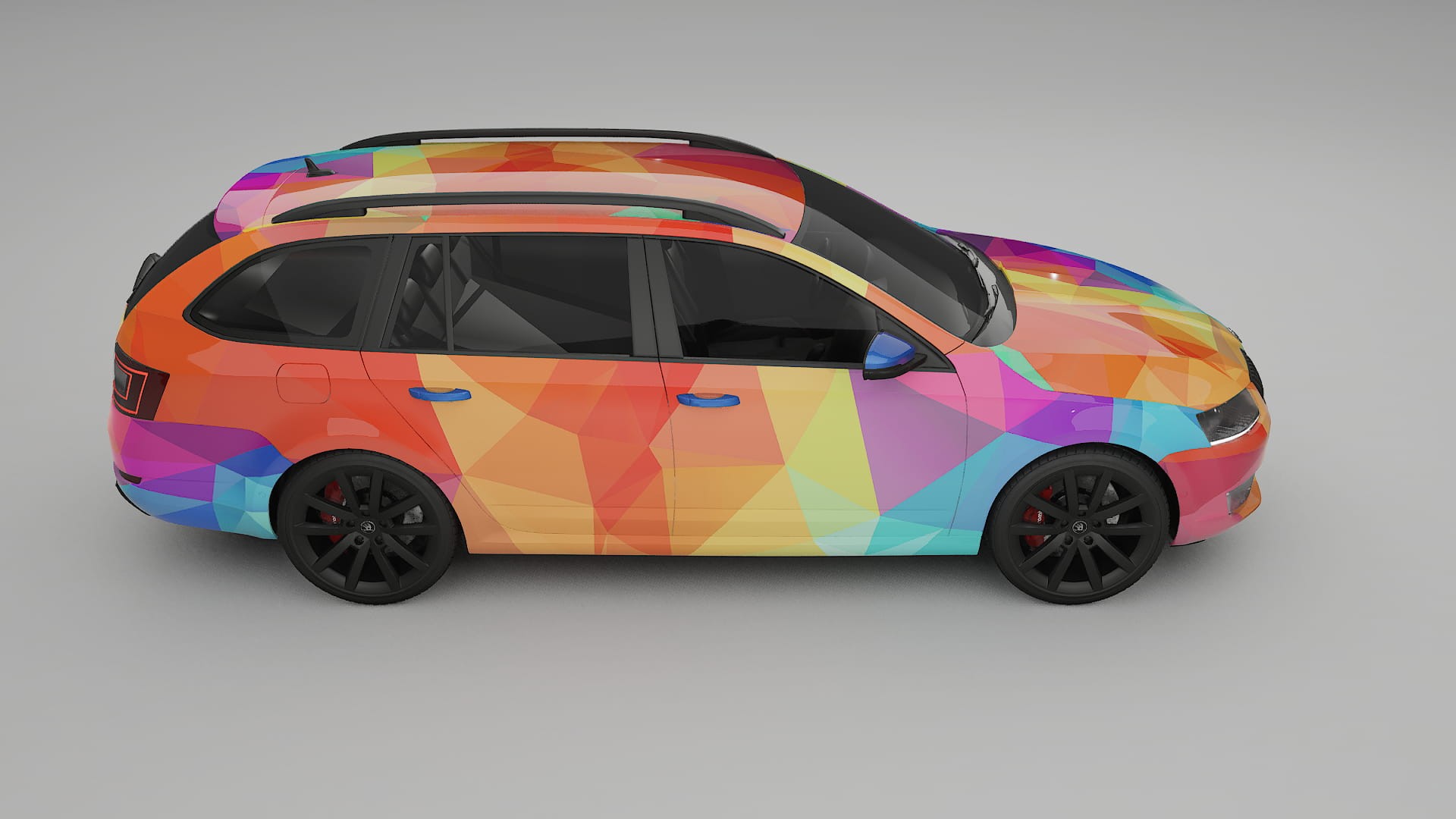 Škoda Octavia combi 5E VECTOR VIBE – Kit Wrap PPF Personalizzato in Pellicola Poliuretanica Stampabile