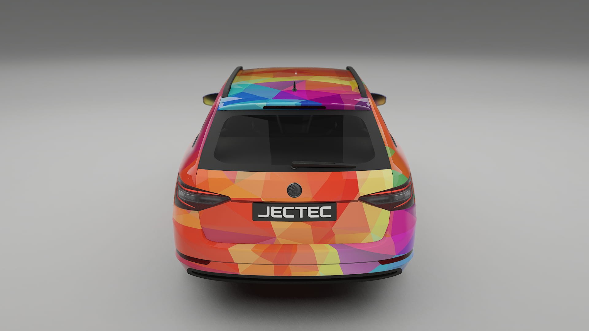 Škoda Superb B8 VECTOR VIBE – Kit Wrap PPF Personalizzato in Pellicola Poliuretanica Stampabile