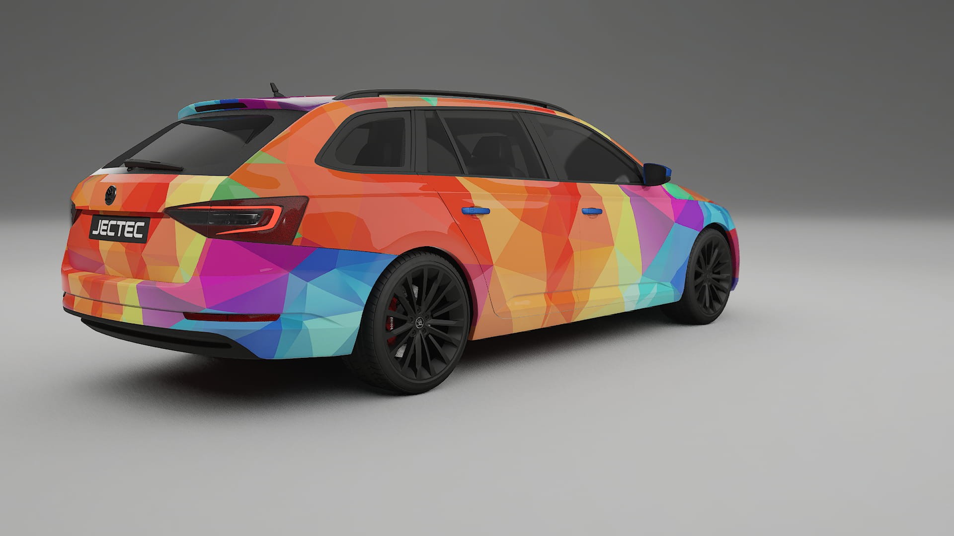 Škoda Superb B8 VECTOR VIBE – Kit Wrap PPF Personalizzato in Pellicola Poliuretanica Stampabile