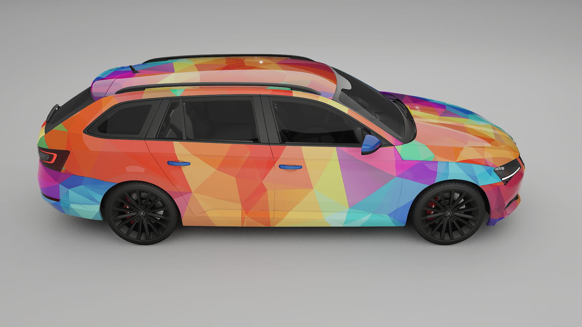 Škoda Superb B8 VECTOR VIBE – Kit Wrap PPF Personalizzato in Pellicola Poliuretanica Stampabile