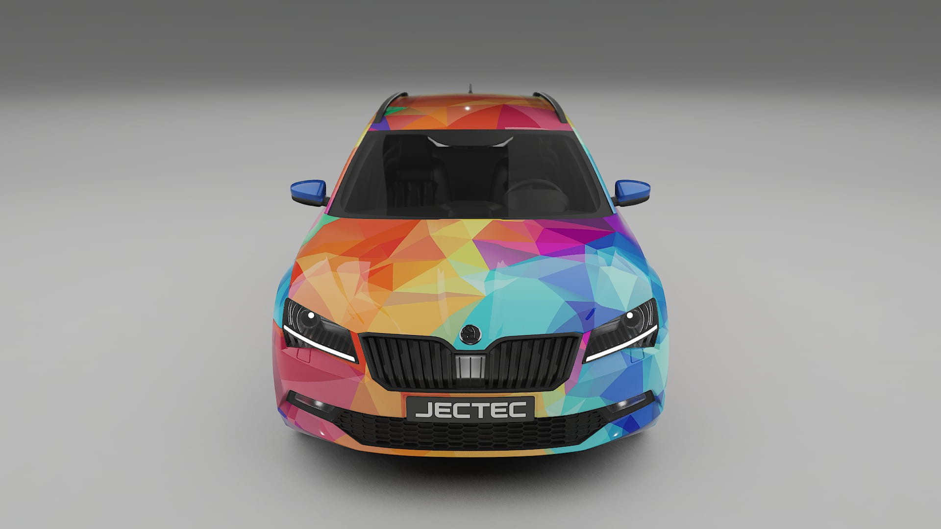 Škoda Superb B8 VECTOR VIBE – Kit Wrap PPF Personalizzato in Pellicola Poliuretanica Stampabile