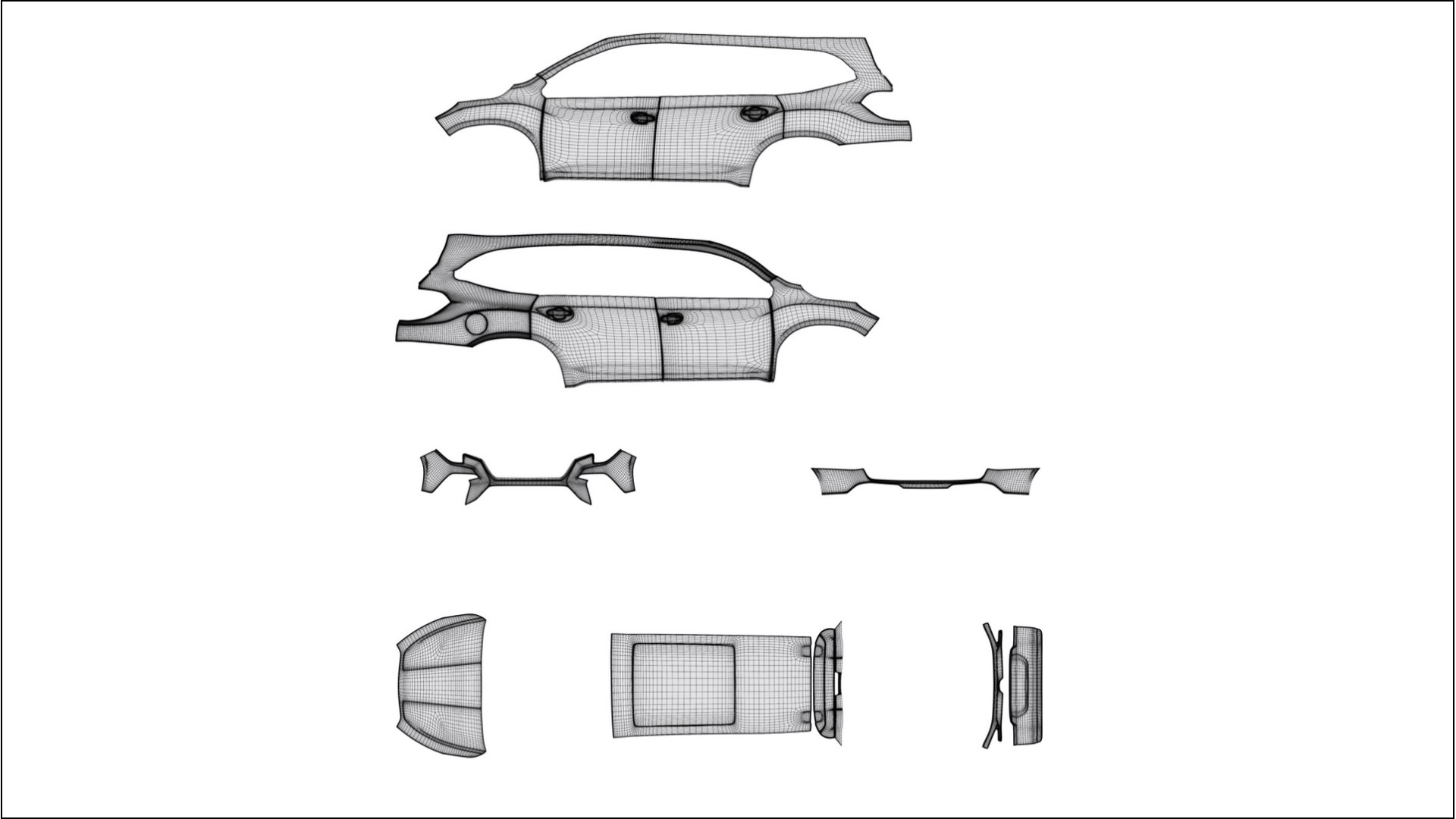 Subaru Ascent BT facelift LCI VECTOR VIBE – Kit Wrap PPF Personalizzato in Pellicola Poliuretanica Stampabile