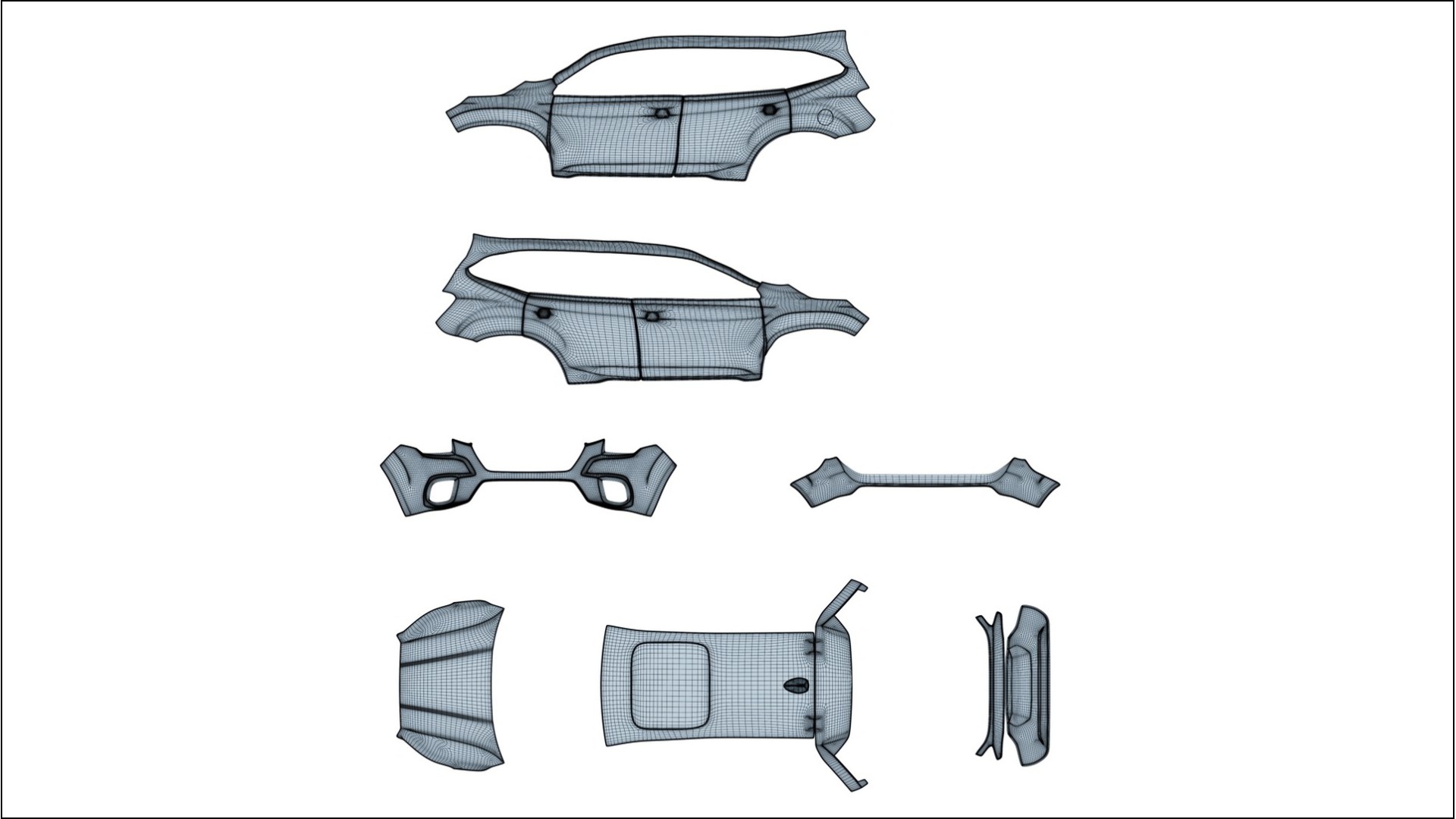 Subaru Forester V SK facelift LCI VECTOR VIBE – Kit Wrap PPF Personalizzato in Pellicola Poliuretanica Stampabile