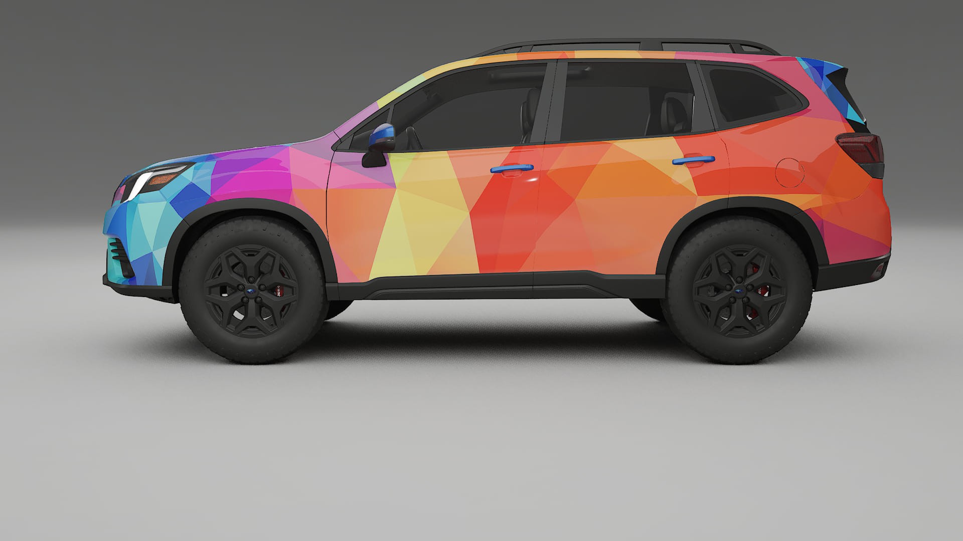 Subaru Forester V SK facelift LCI VECTOR VIBE – Kit Wrap PPF Personalizzato in Pellicola Poliuretanica Stampabile