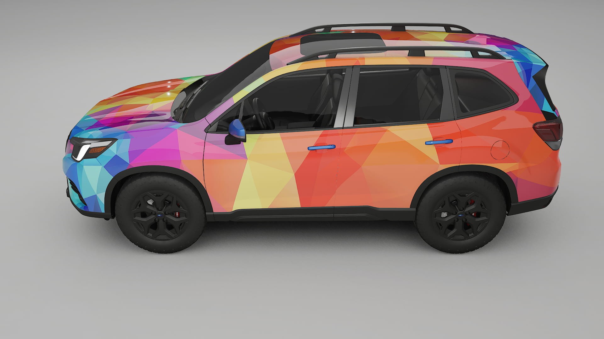 Subaru Forester V SK facelift LCI VECTOR VIBE – Kit Wrap PPF Personalizzato in Pellicola Poliuretanica Stampabile