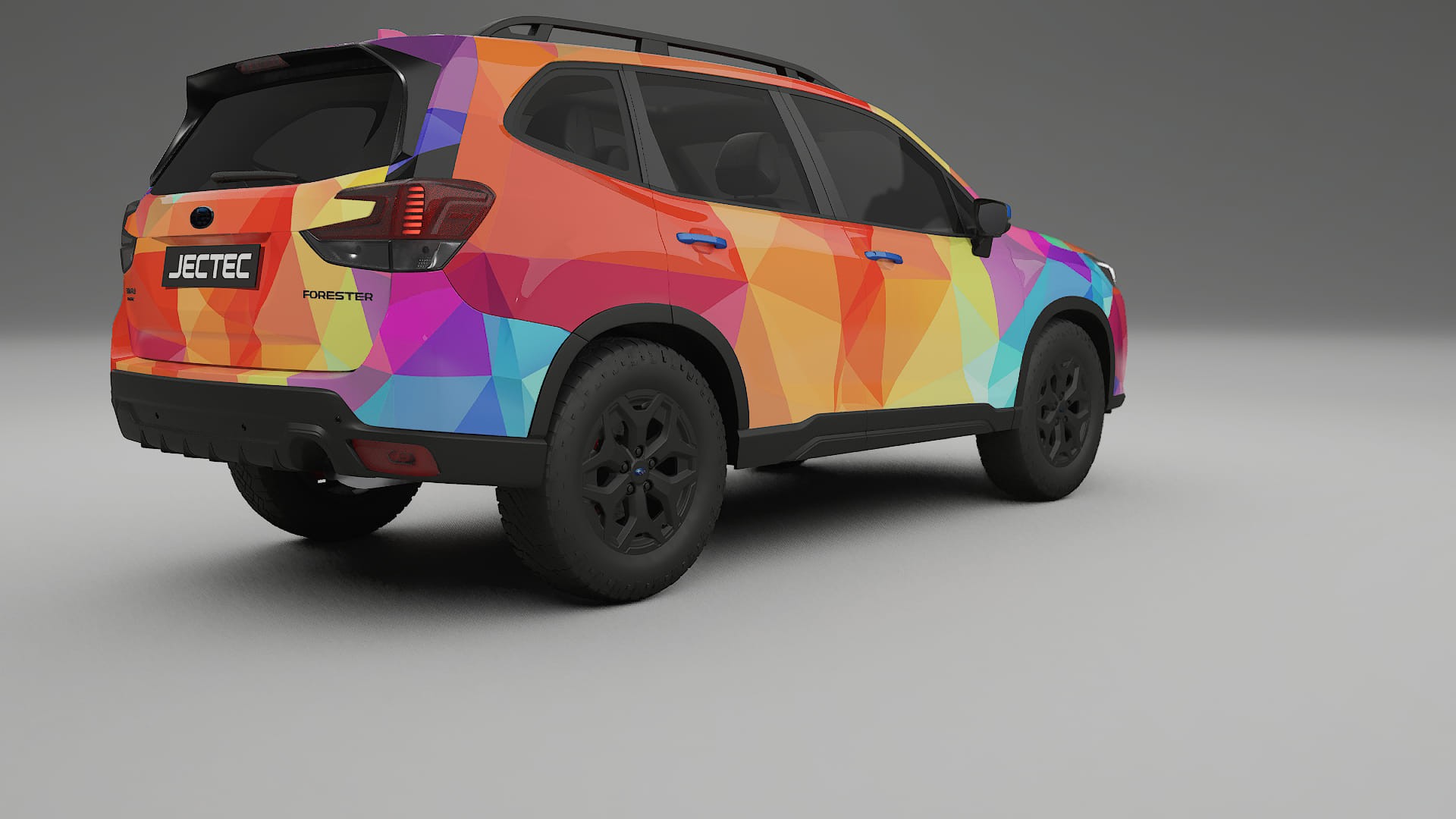Subaru Forester V SK facelift LCI VECTOR VIBE – Kit Wrap PPF Personalizzato in Pellicola Poliuretanica Stampabile
