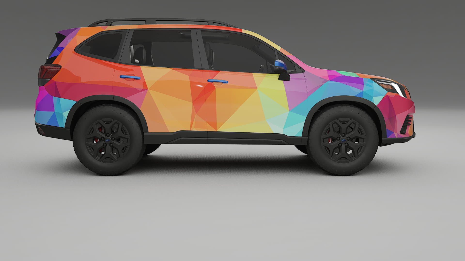Subaru Forester V SK facelift LCI VECTOR VIBE – Kit Wrap PPF Personalizzato in Pellicola Poliuretanica Stampabile