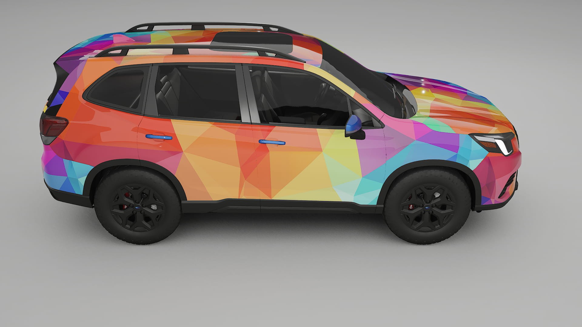Subaru Forester V SK facelift LCI VECTOR VIBE – Kit Wrap PPF Personalizzato in Pellicola Poliuretanica Stampabile