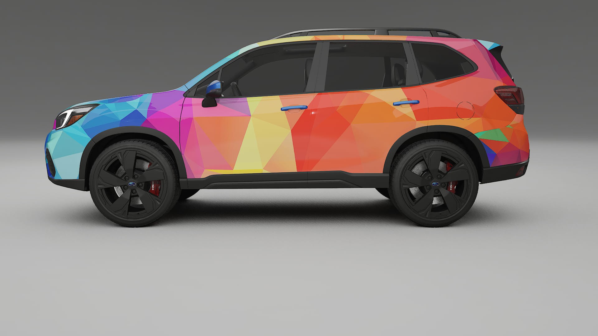Subaru Forester V SK prefacelift pre-LCI VECTOR VIBE – Kit Wrap PPF Personalizzato in Pellicola Poliuretanica Stampabile