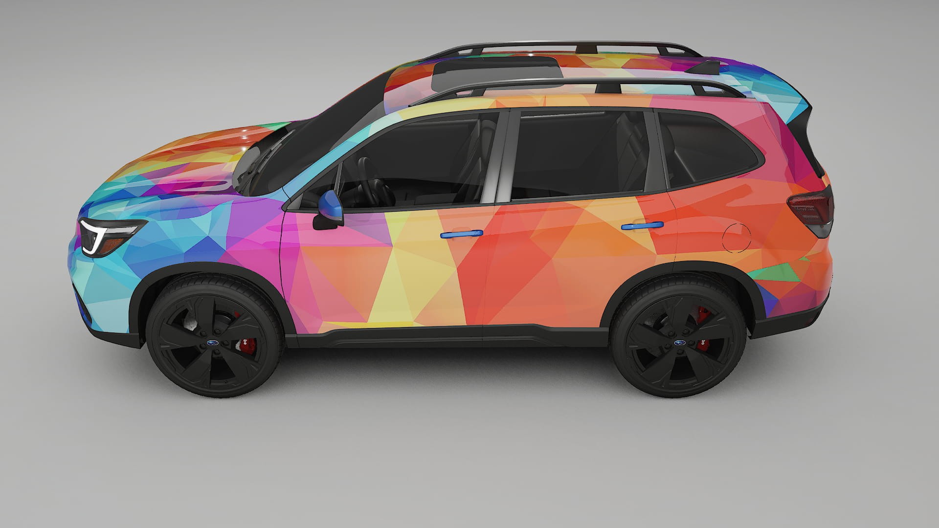Subaru Forester V SK prefacelift pre-LCI VECTOR VIBE – Kit Wrap PPF Personalizzato in Pellicola Poliuretanica Stampabile