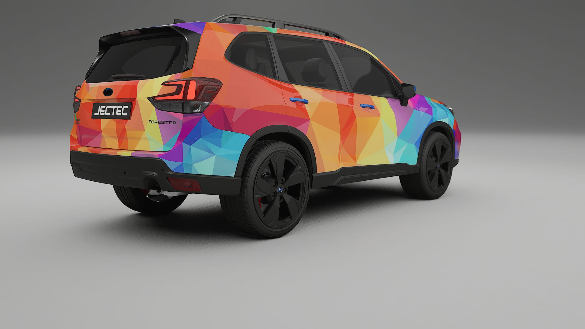 Subaru Forester V SK prefacelift pre-LCI VECTOR WIBE Designed Wrap PPF Kit – Printable Polyurethane Film