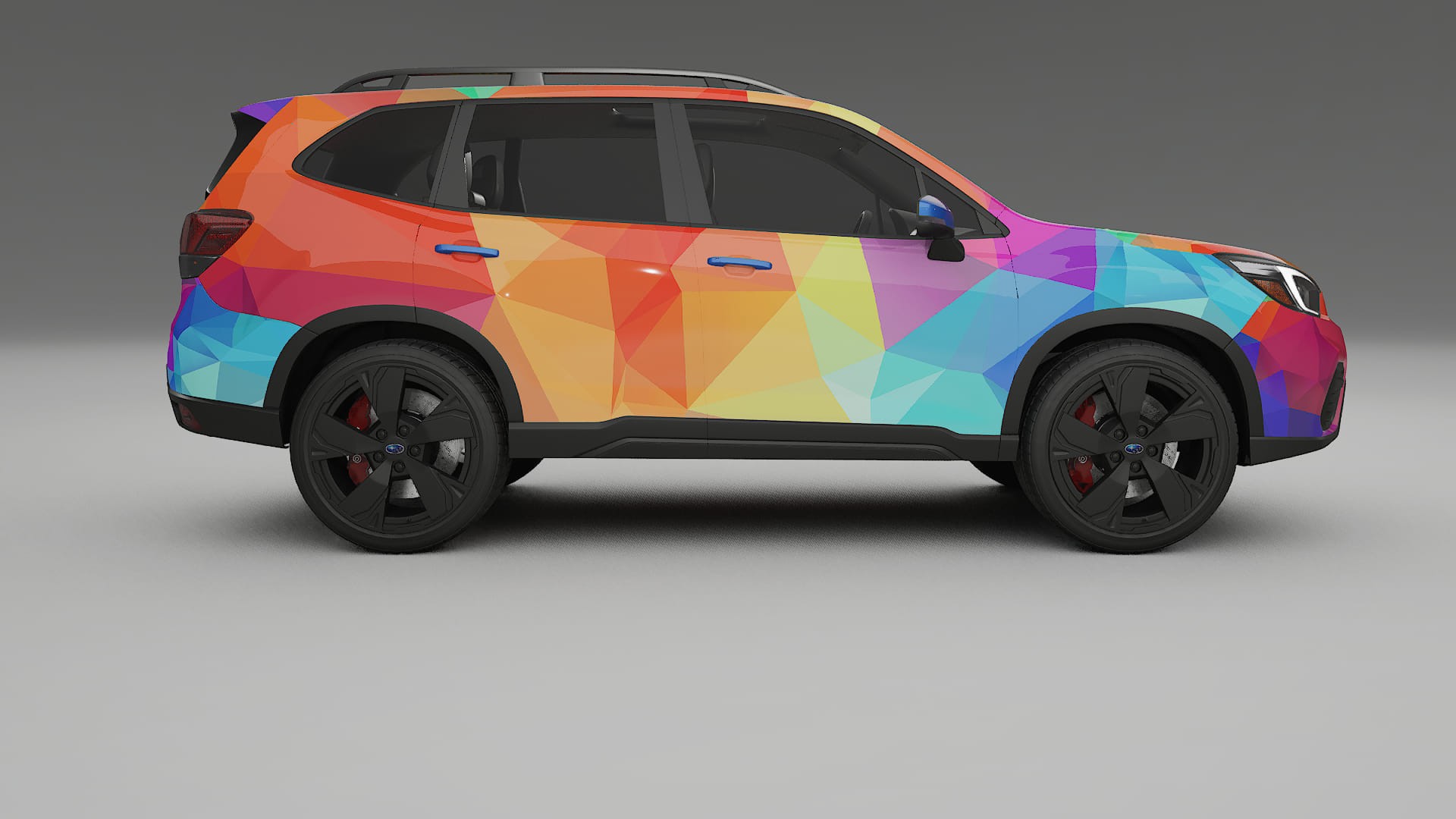Subaru Forester V SK prefacelift pre-LCI VECTOR VIBE – Kit Wrap PPF Personalizzato in Pellicola Poliuretanica Stampabile