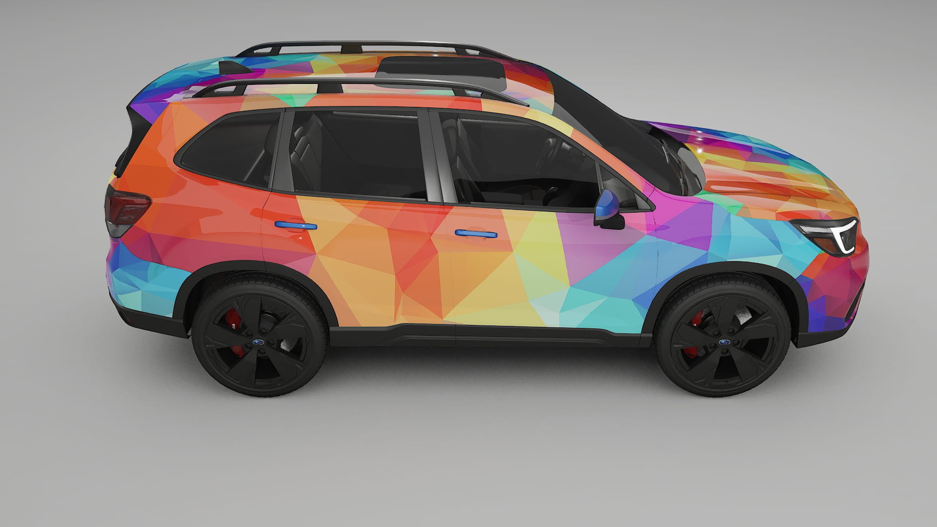 Subaru Forester V SK prefacelift pre-LCI VECTOR VIBE – Kit Wrap PPF Personalizzato in Pellicola Poliuretanica Stampabile