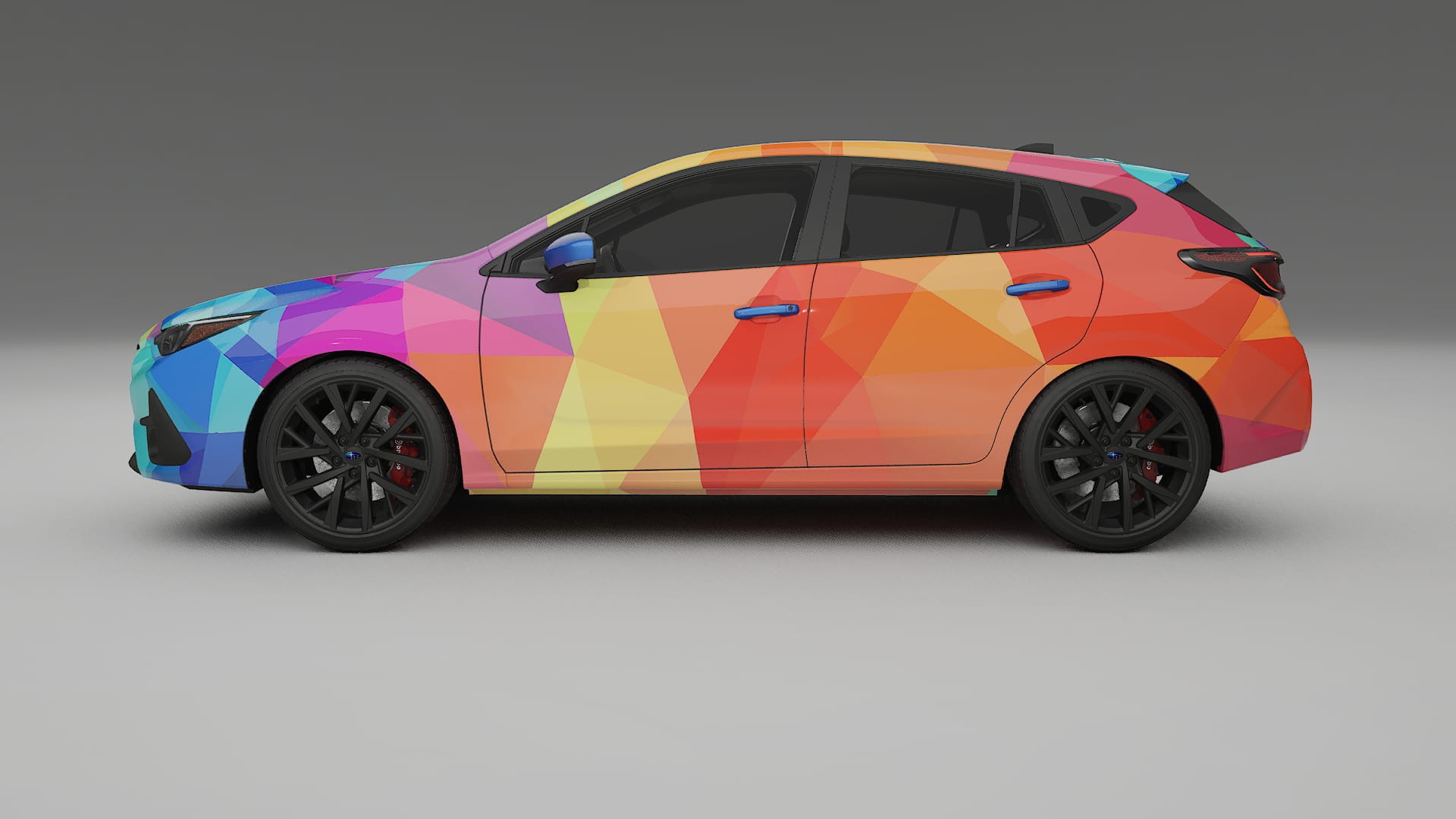 Subaru Impreza GU VECTOR VIBE – Kit Wrap PPF Personalizzato in Pellicola Poliuretanica Stampabile