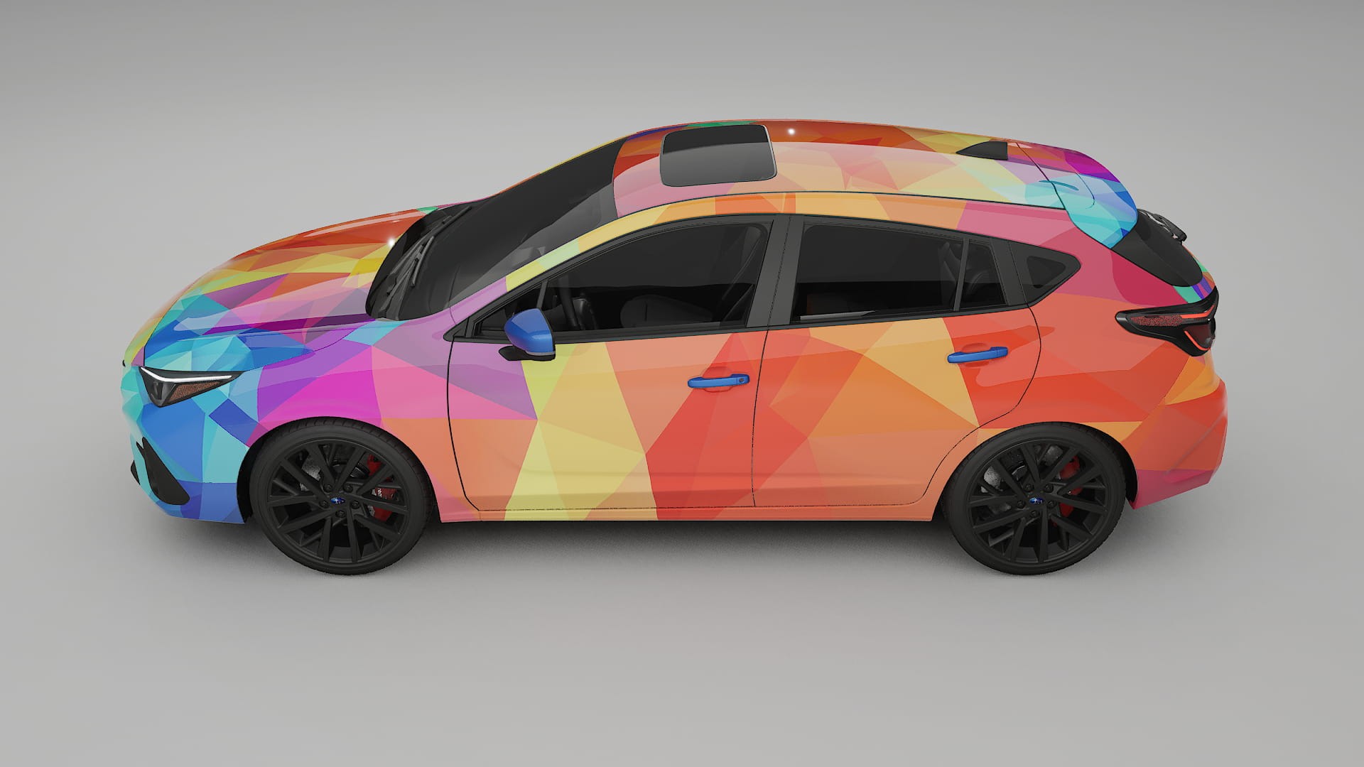 Subaru Impreza GU VECTOR VIBE – Kit Wrap PPF Personalizzato in Pellicola Poliuretanica Stampabile