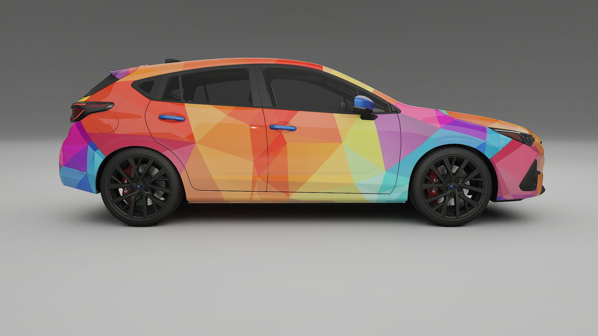 Subaru Impreza GU VECTOR VIBE – Kit Wrap PPF Personalizzato in Pellicola Poliuretanica Stampabile