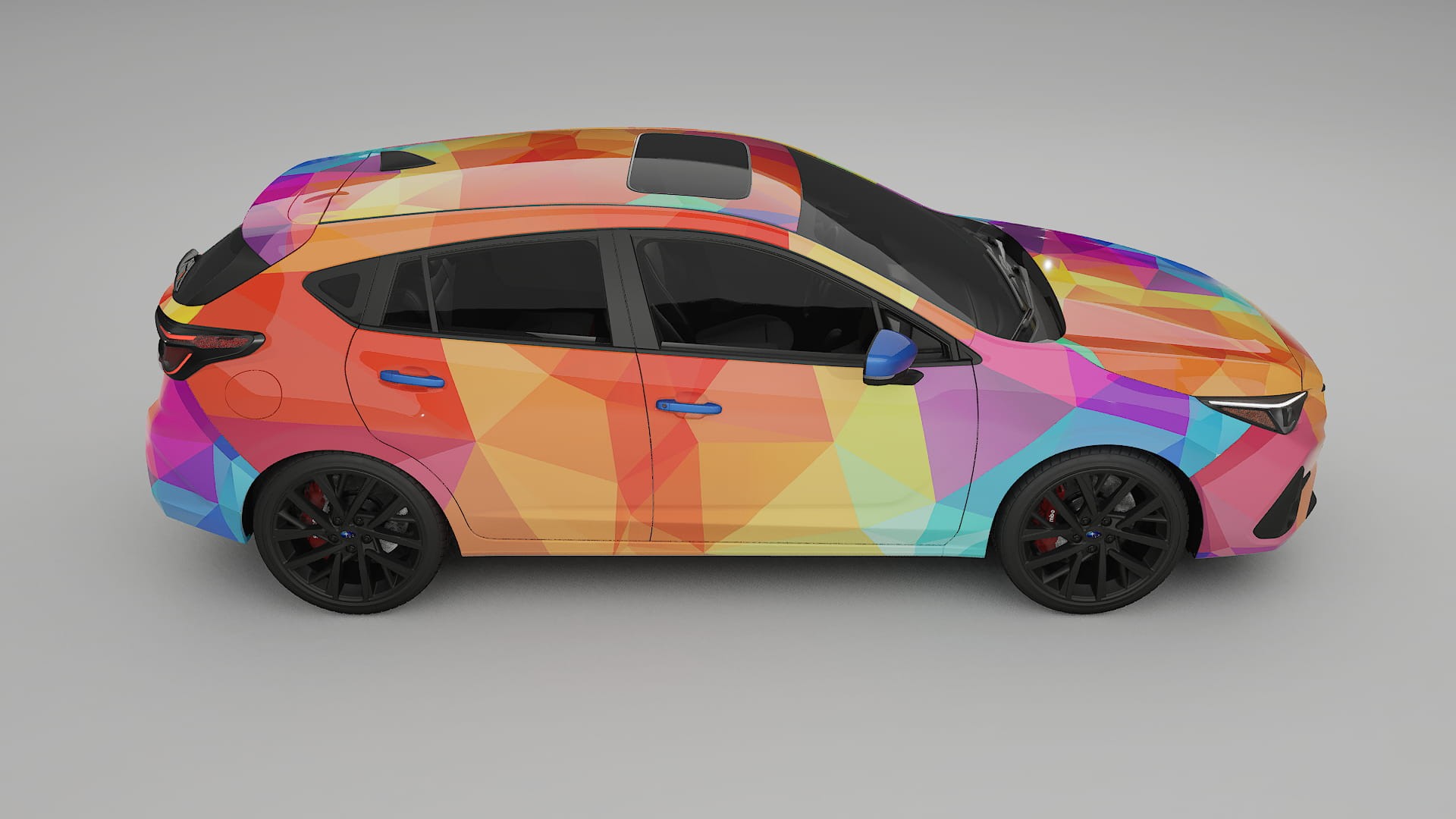 Subaru Impreza GU VECTOR VIBE – Kit Wrap PPF Personalizzato in Pellicola Poliuretanica Stampabile