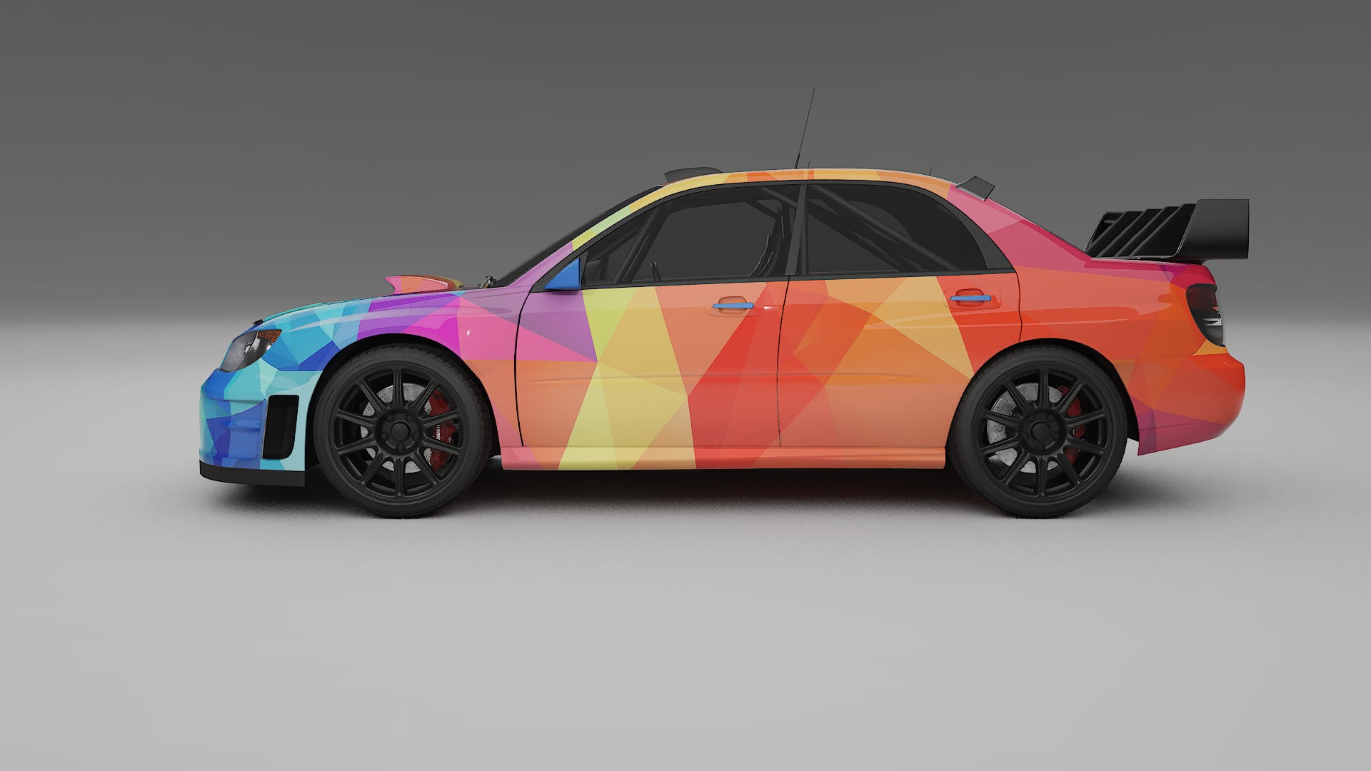 Subaru Impreza WRC GD VECTOR VIBE – Kit Wrap PPF Personalizzato in Pellicola Poliuretanica Stampabile
