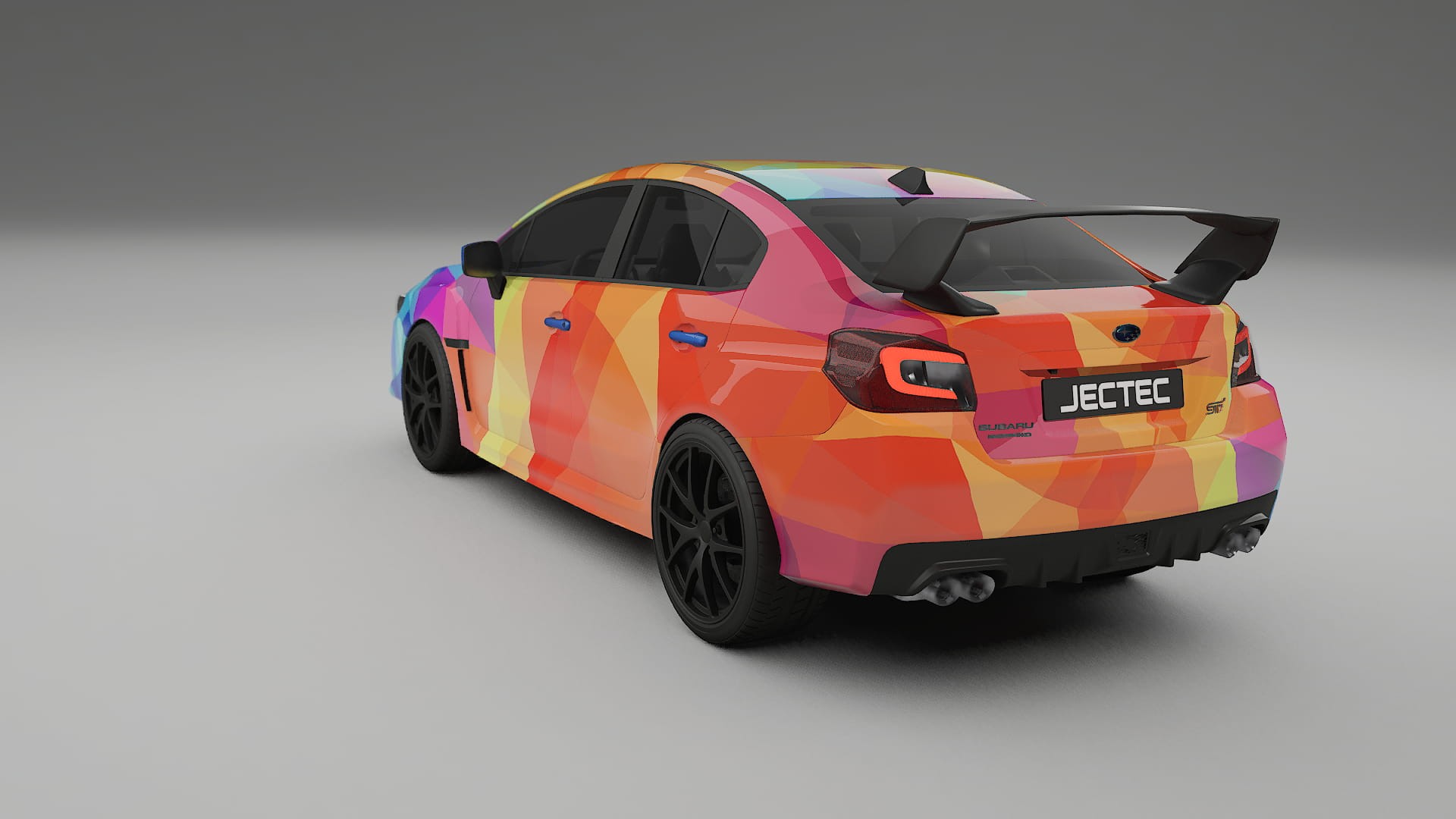 Subaru Impreza WRX Sti VA prefacelift pre-LCI VECTOR VIBE – Kit Wrap PPF Personalizzato in Pellicola Poliuretanica Stampabile