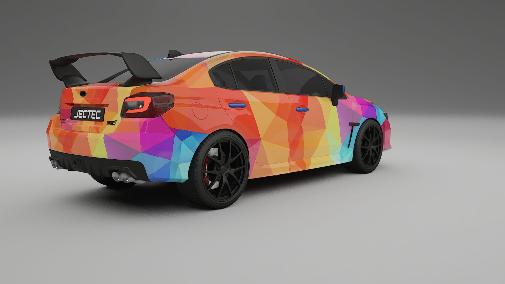 Subaru Impreza WRX Sti VA prefacelift pre-LCI VECTOR VIBE – Kit Wrap PPF Personalizzato in Pellicola Poliuretanica Stampabile