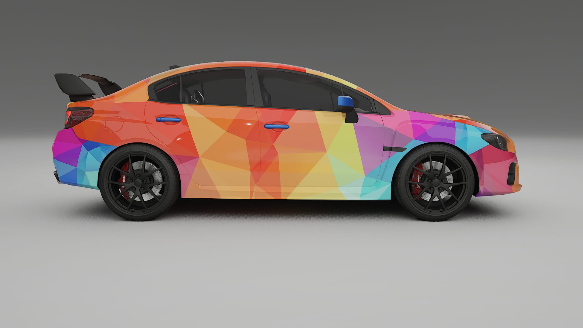 Subaru Impreza WRX Sti VA prefacelift pre-LCI VECTOR WIBE Designed Wrap PPF Kit – Printable Polyurethane Film