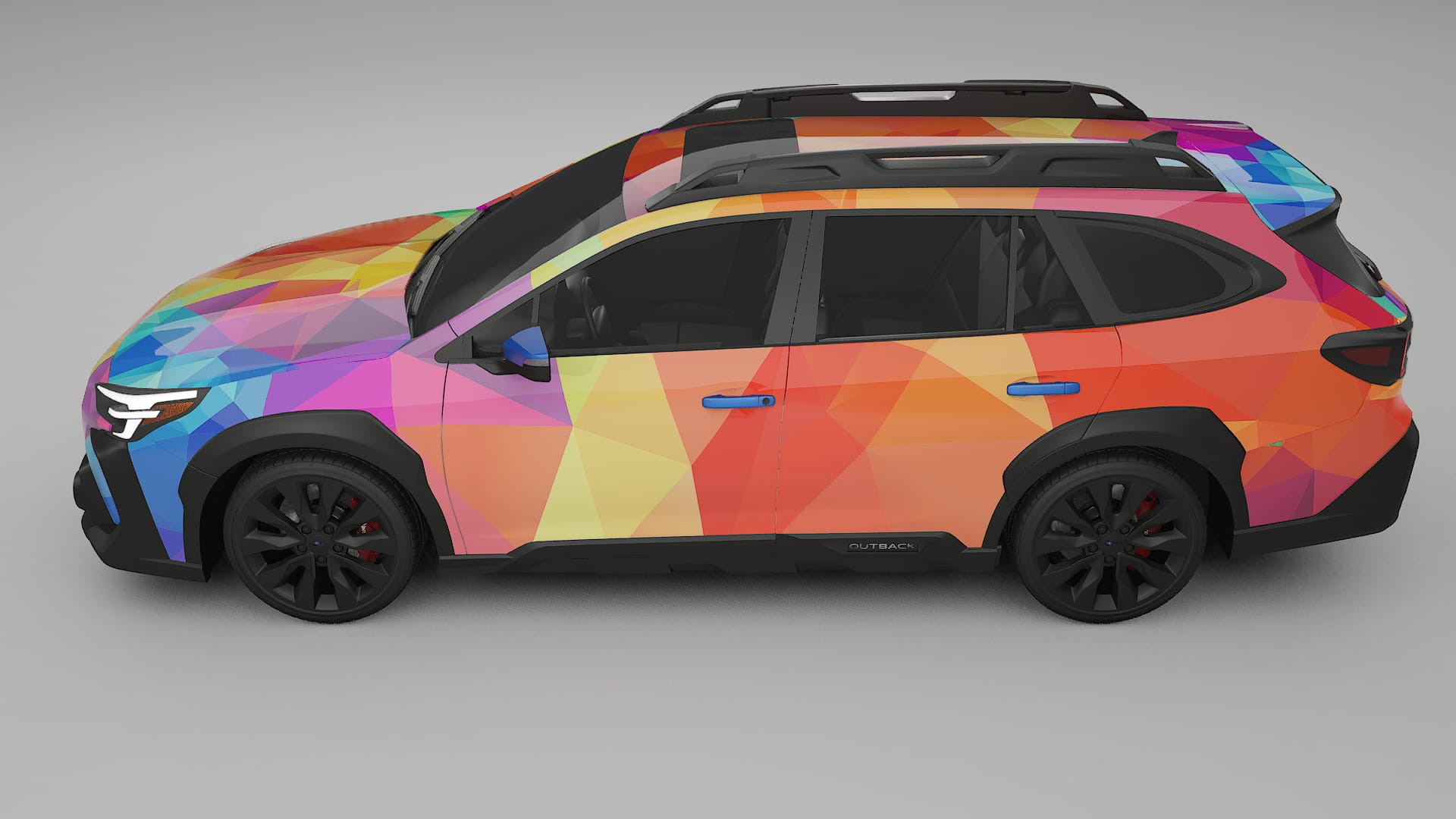 Subaru Outback VI BS facelift LCI VECTOR VIBE – Kit Wrap PPF Personalizzato in Pellicola Poliuretanica Stampabile