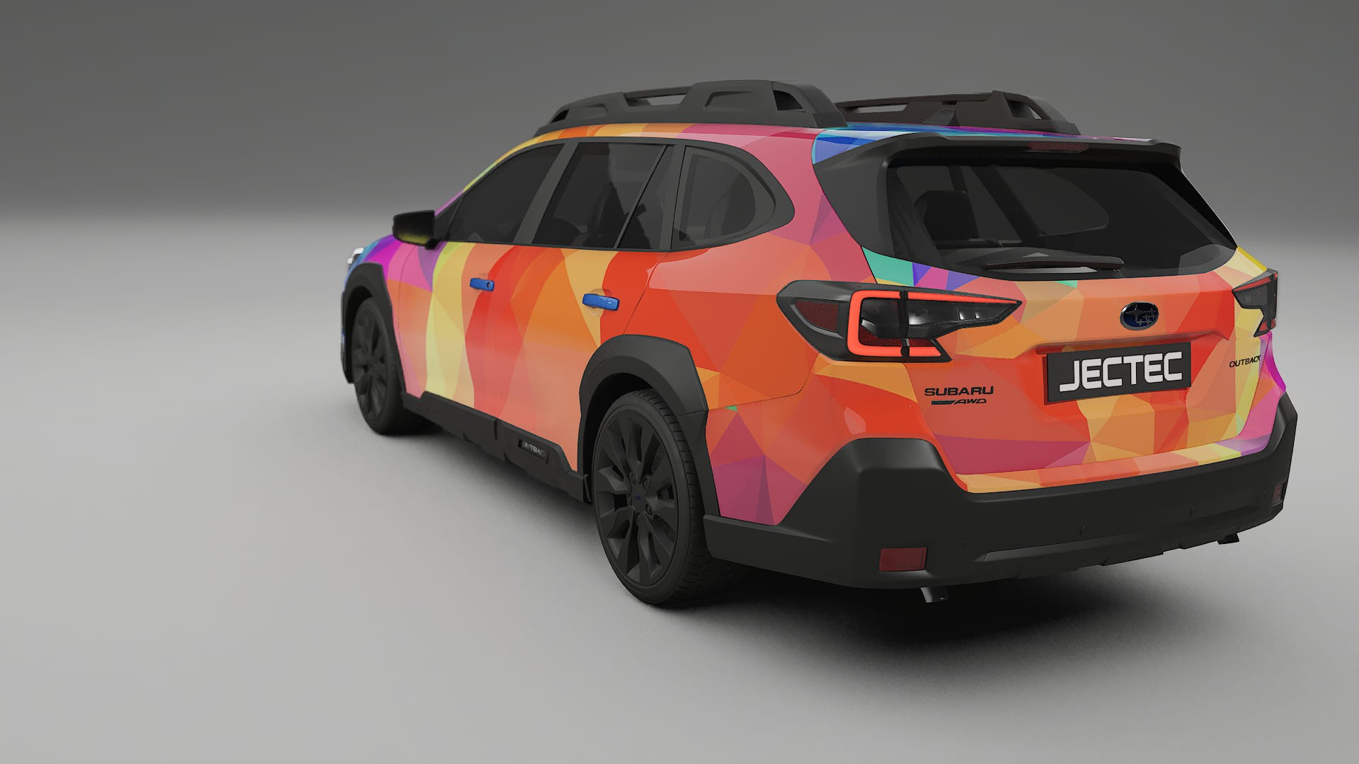 Subaru Outback VI BS facelift LCI VECTOR VIBE – Kit Wrap PPF Personalizzato in Pellicola Poliuretanica Stampabile