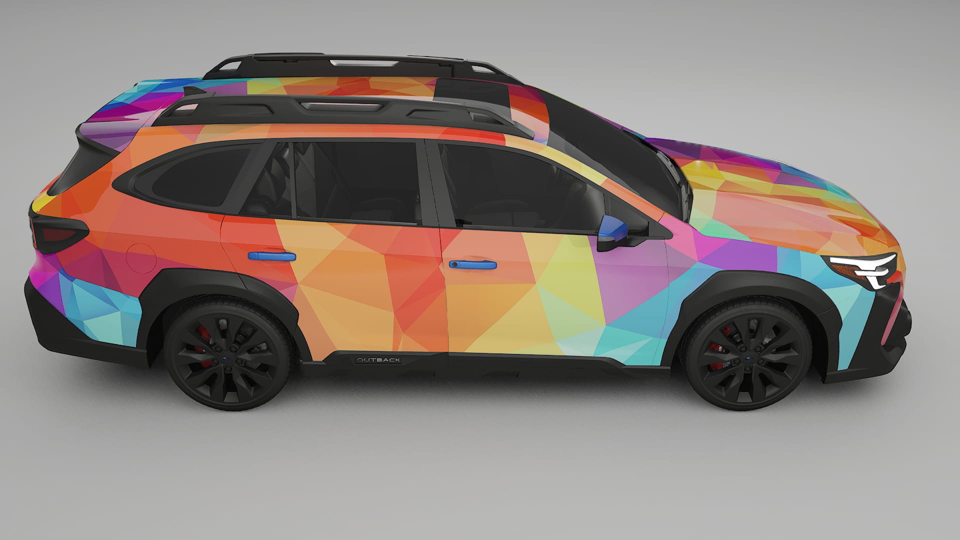 Subaru Outback VI BS facelift LCI VECTOR VIBE – Kit Wrap PPF Personalizzato in Pellicola Poliuretanica Stampabile