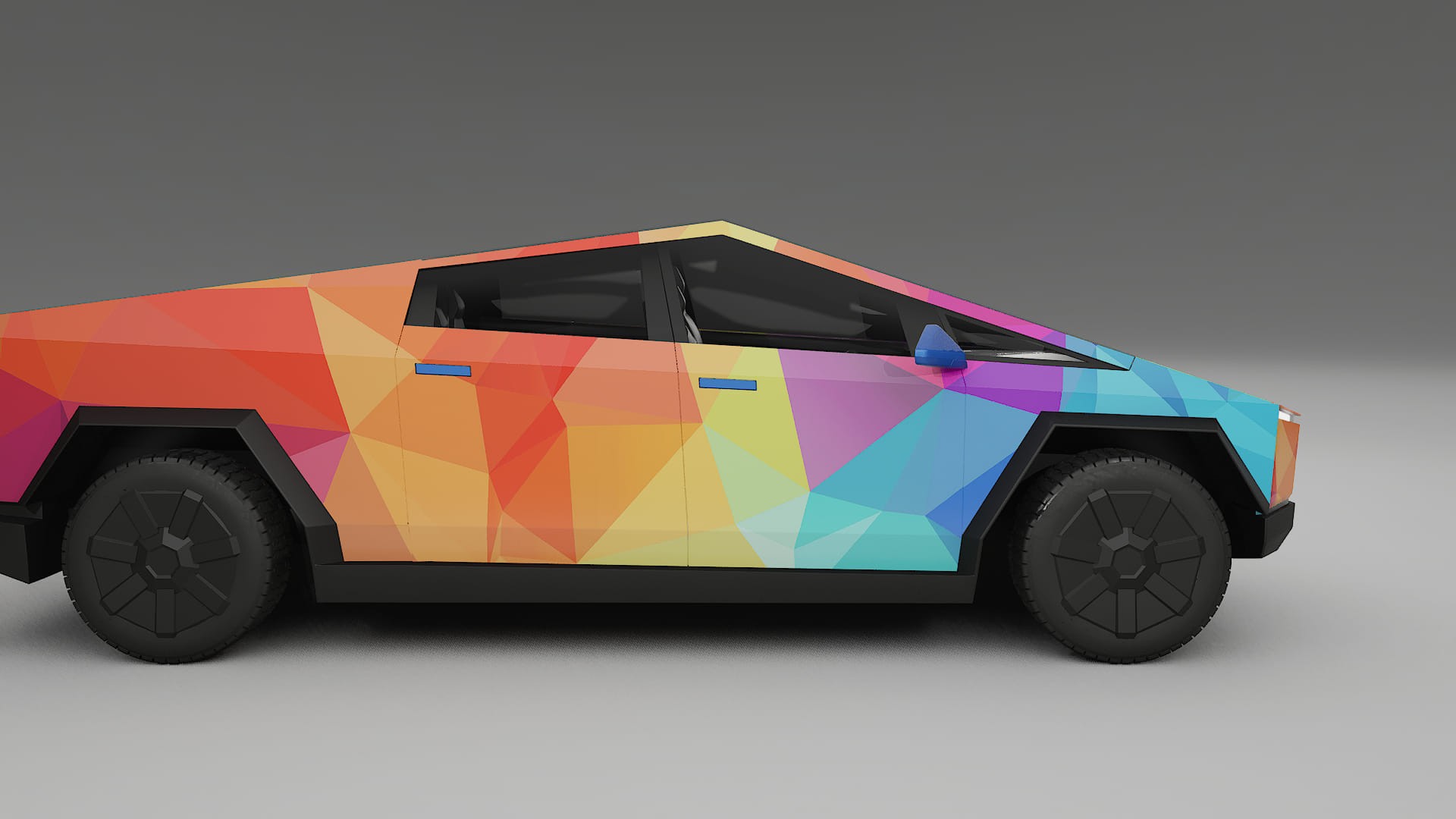 Tesla Cybertruck VECTOR VIBE – Kit Wrap PPF Personalizzato in Pellicola Poliuretanica Stampabile
