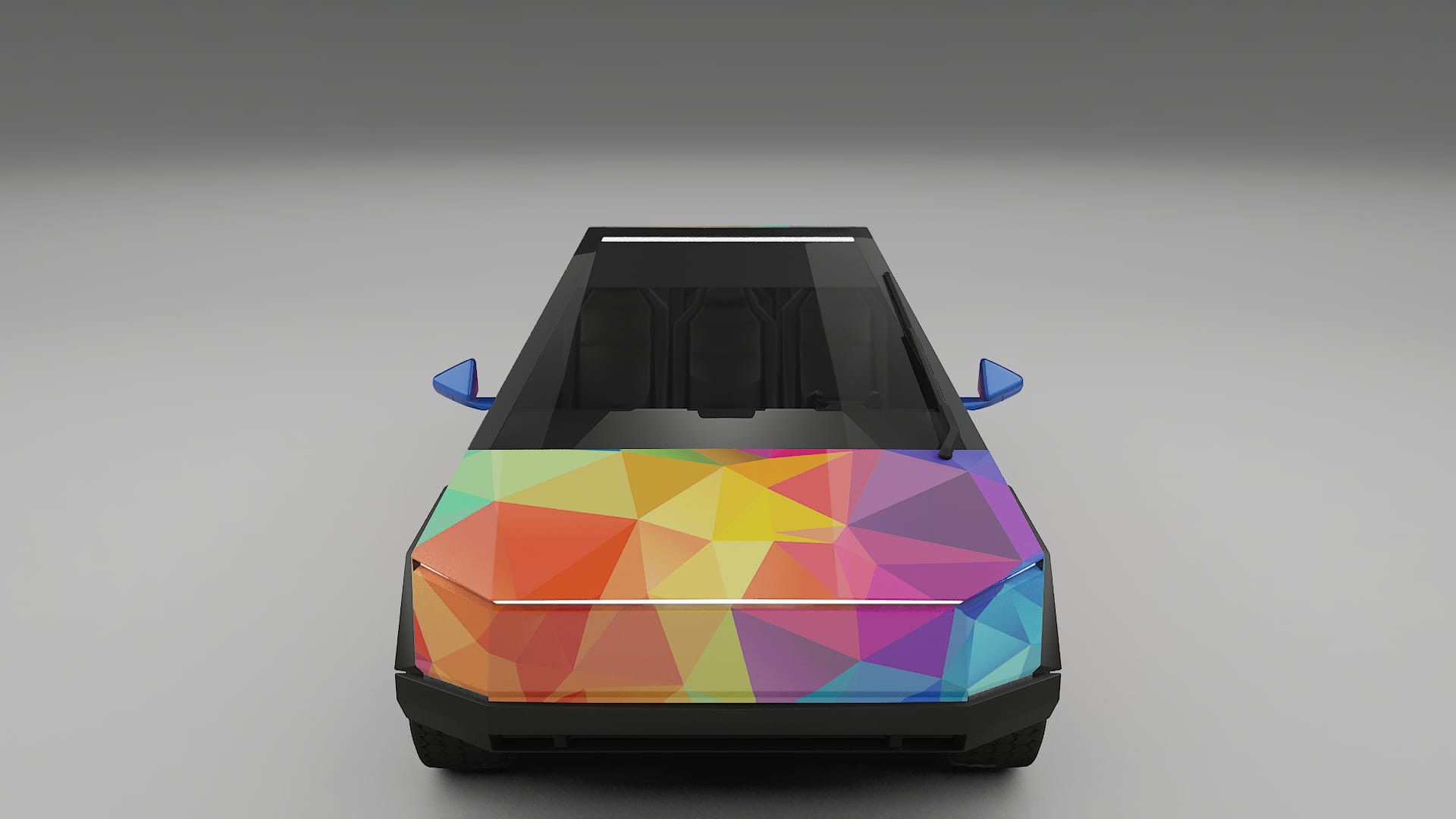 Tesla Cybertruck VECTOR VIBE – Kit Wrap PPF Personalizzato in Pellicola Poliuretanica Stampabile