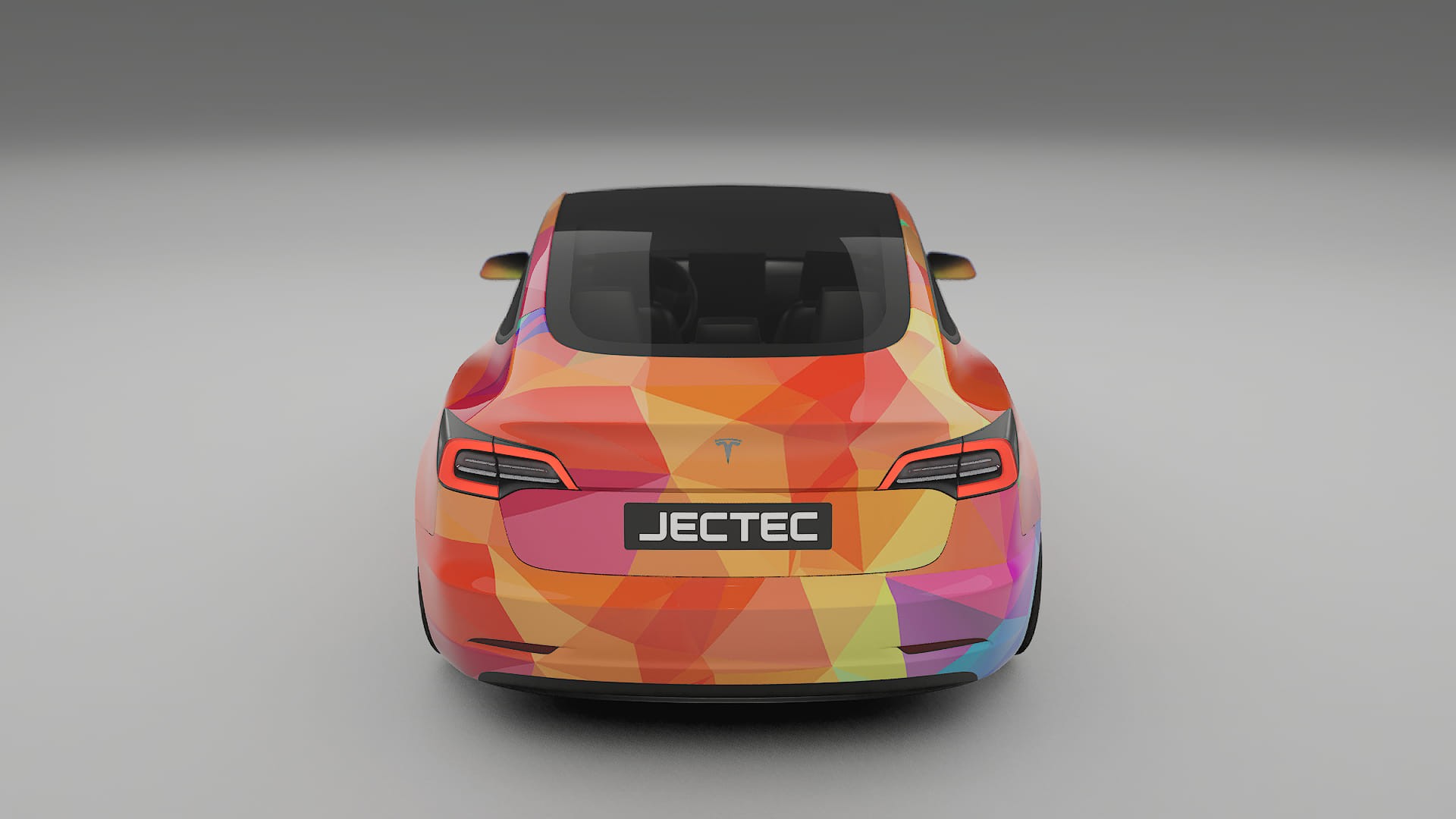 Tesla Model 3 VECTOR VIBE – Kit Wrap PPF Personalizzato in Pellicola Poliuretanica Stampabile