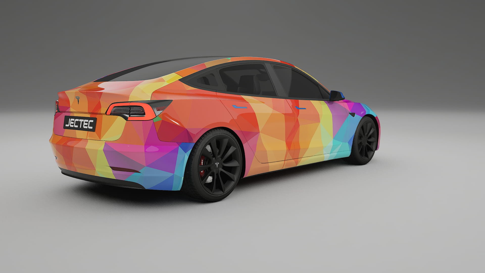 Tesla Model 3 VECTOR VIBE – Kit Wrap PPF Personalizzato in Pellicola Poliuretanica Stampabile