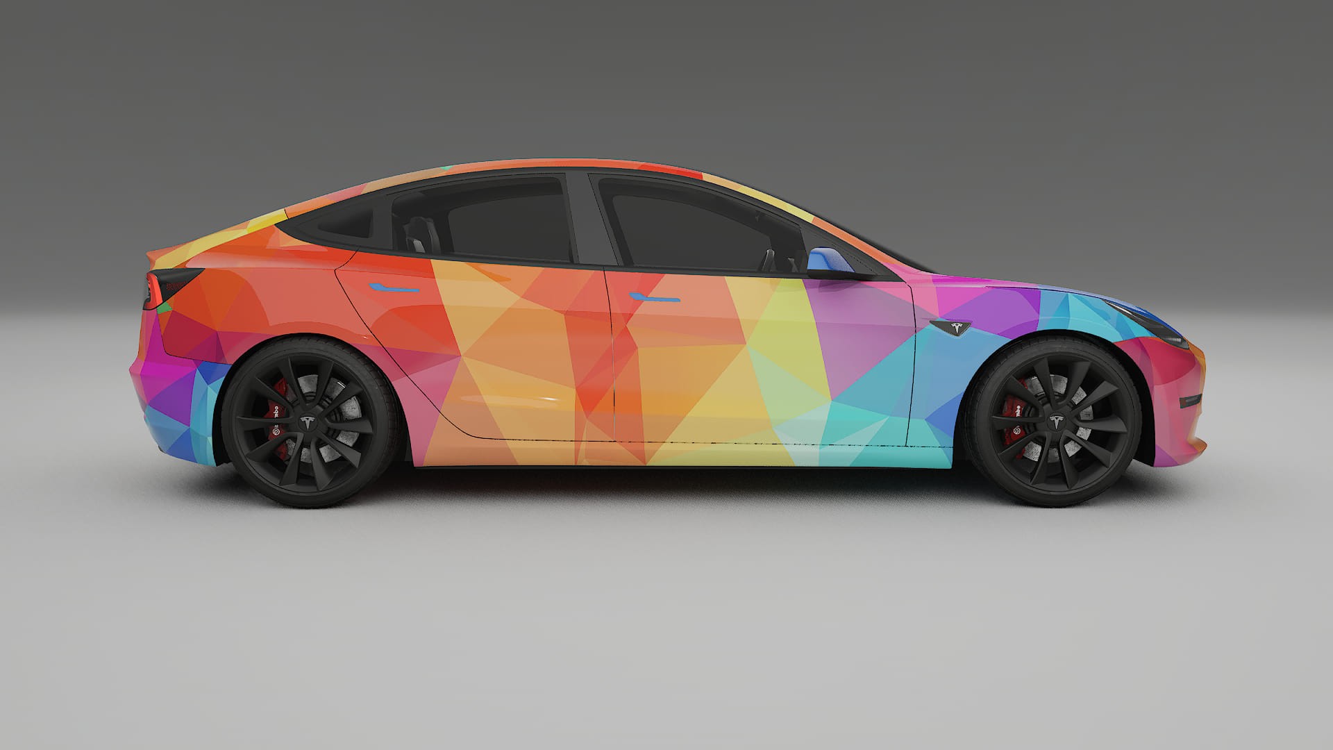 Tesla Model 3 VECTOR VIBE – Kit Wrap PPF Personalizzato in Pellicola Poliuretanica Stampabile