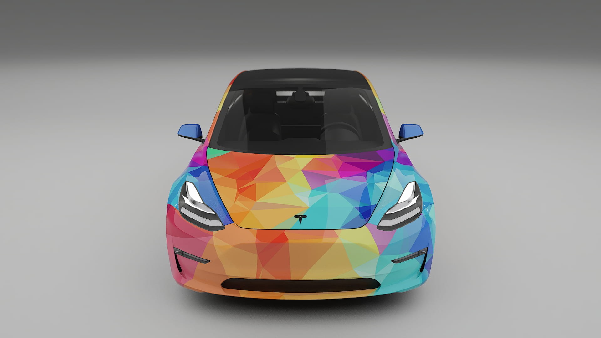 Tesla Model 3 VECTOR VIBE – Kit Wrap PPF Personalizzato in Pellicola Poliuretanica Stampabile