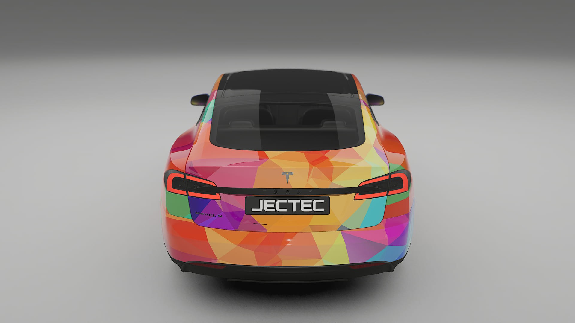 Tesla Model-S VECTOR VIBE – Kit Wrap PPF Personalizzato in Pellicola Poliuretanica Stampabile