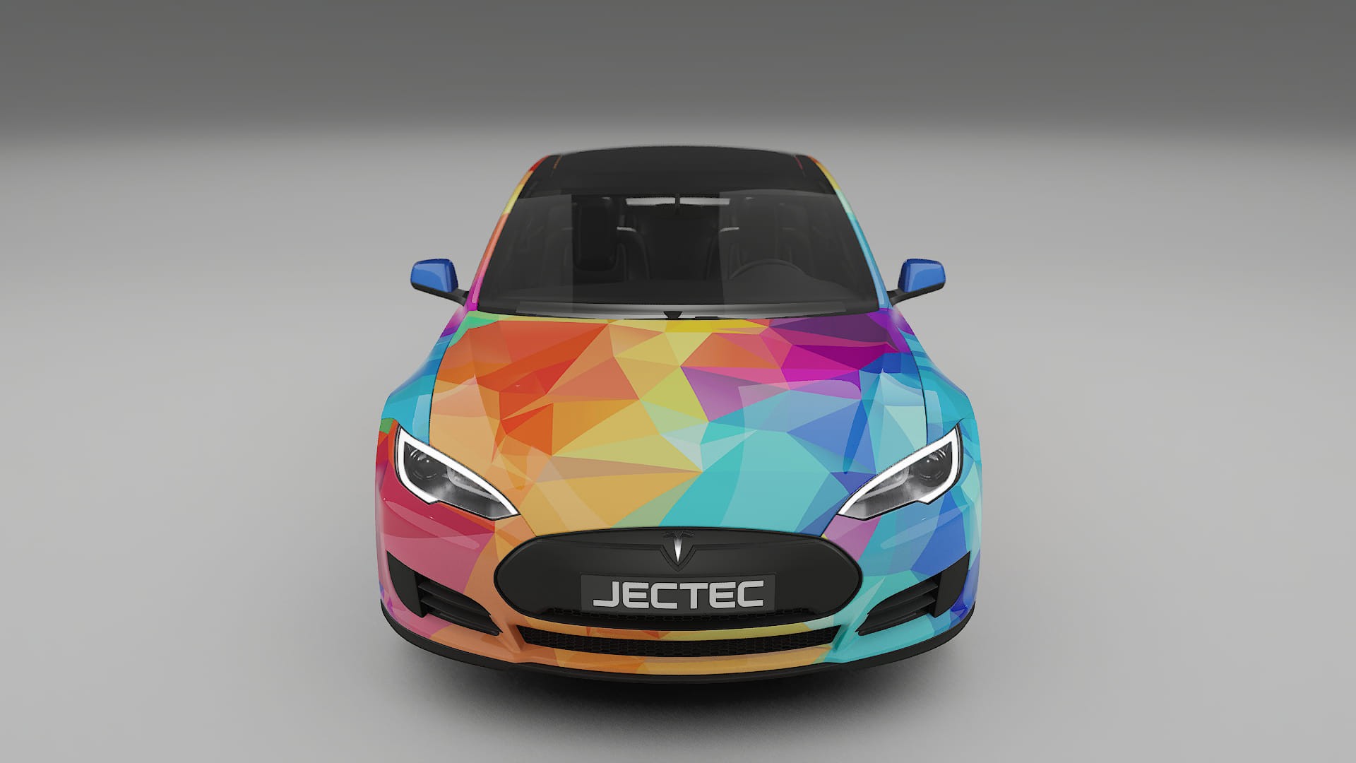 Tesla Model-S VECTOR VIBE – Kit Wrap PPF Personalizzato in Pellicola Poliuretanica Stampabile