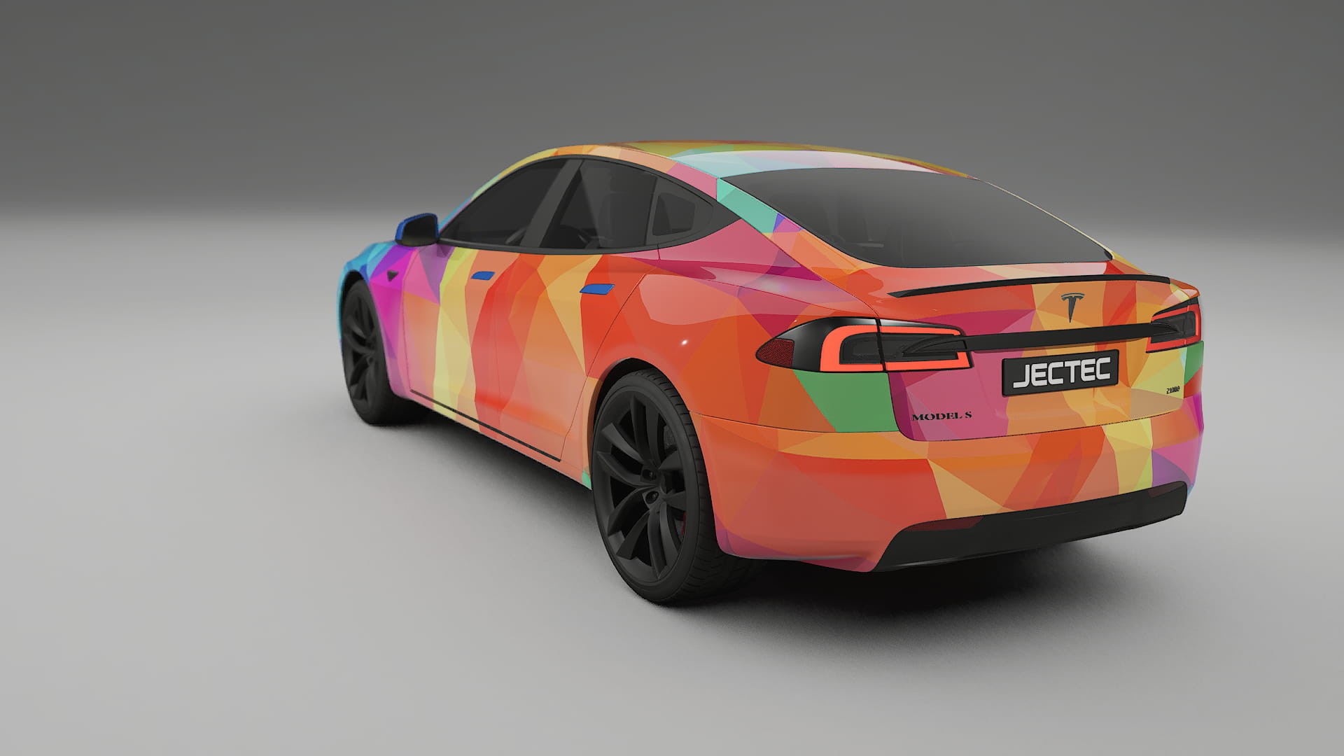 Tesla Model-S Refresh VECTOR VIBE – Kit Wrap PPF Personalizzato in Pellicola Poliuretanica Stampabile