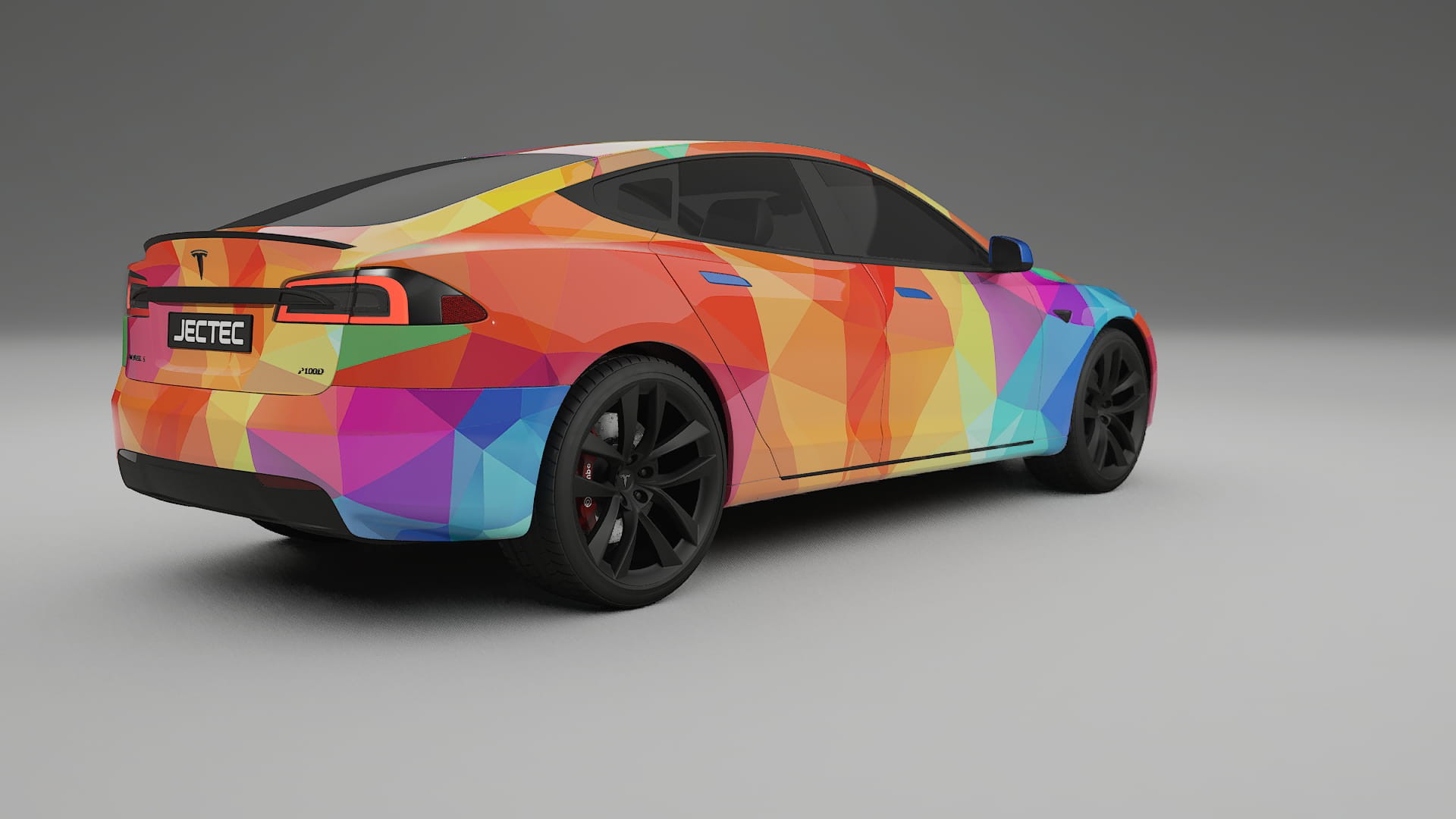 Tesla Model-S Refresh VECTOR VIBE – Kit Wrap PPF Personalizzato in Pellicola Poliuretanica Stampabile