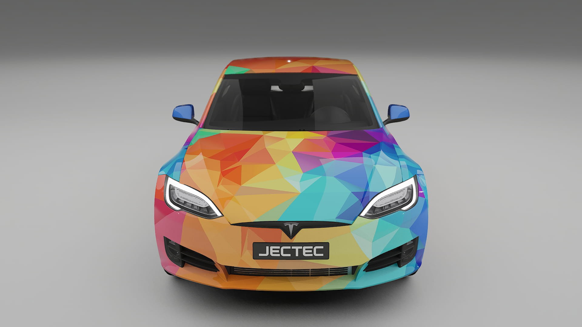 Tesla Model-S Refresh VECTOR VIBE – Kit Wrap PPF Personalizzato in Pellicola Poliuretanica Stampabile