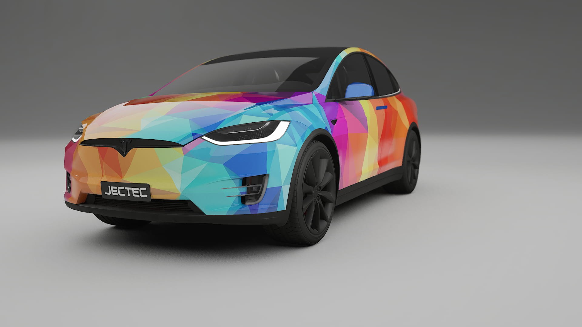 Tesla Model X VECTOR WIBE Designed Wrap PPF Kit – Printable Polyurethane Film