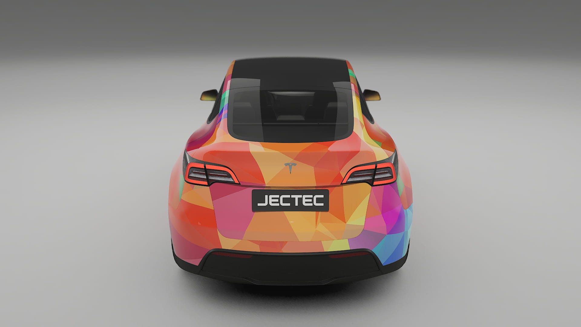 Tesla Model Y VECTOR VIBE – Kit Wrap PPF Personalizzato in Pellicola Poliuretanica Stampabile