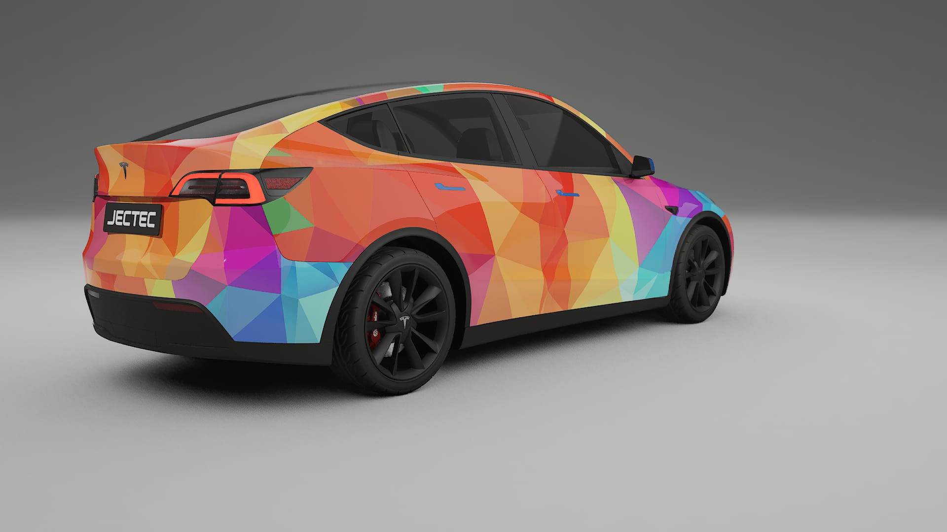 Tesla Model Y VECTOR VIBE – Kit Wrap PPF Personalizzato in Pellicola Poliuretanica Stampabile