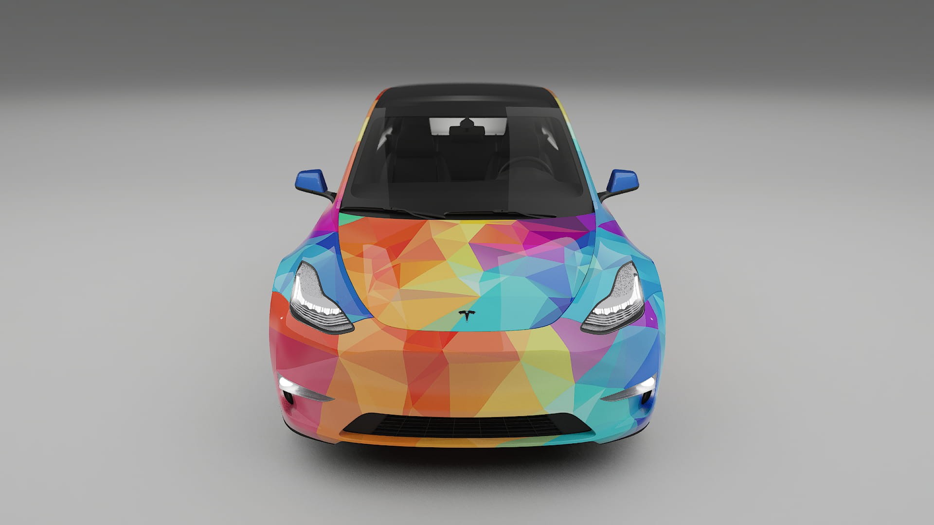Tesla Model Y VECTOR VIBE – Kit Wrap PPF Personalizzato in Pellicola Poliuretanica Stampabile