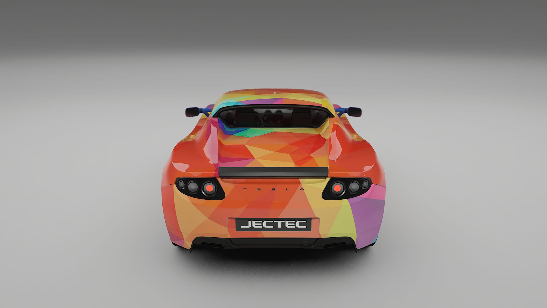 Tesla Roadster 2.5 VECTOR VIBE – Kit Wrap PPF Personalizzato in Pellicola Poliuretanica Stampabile
