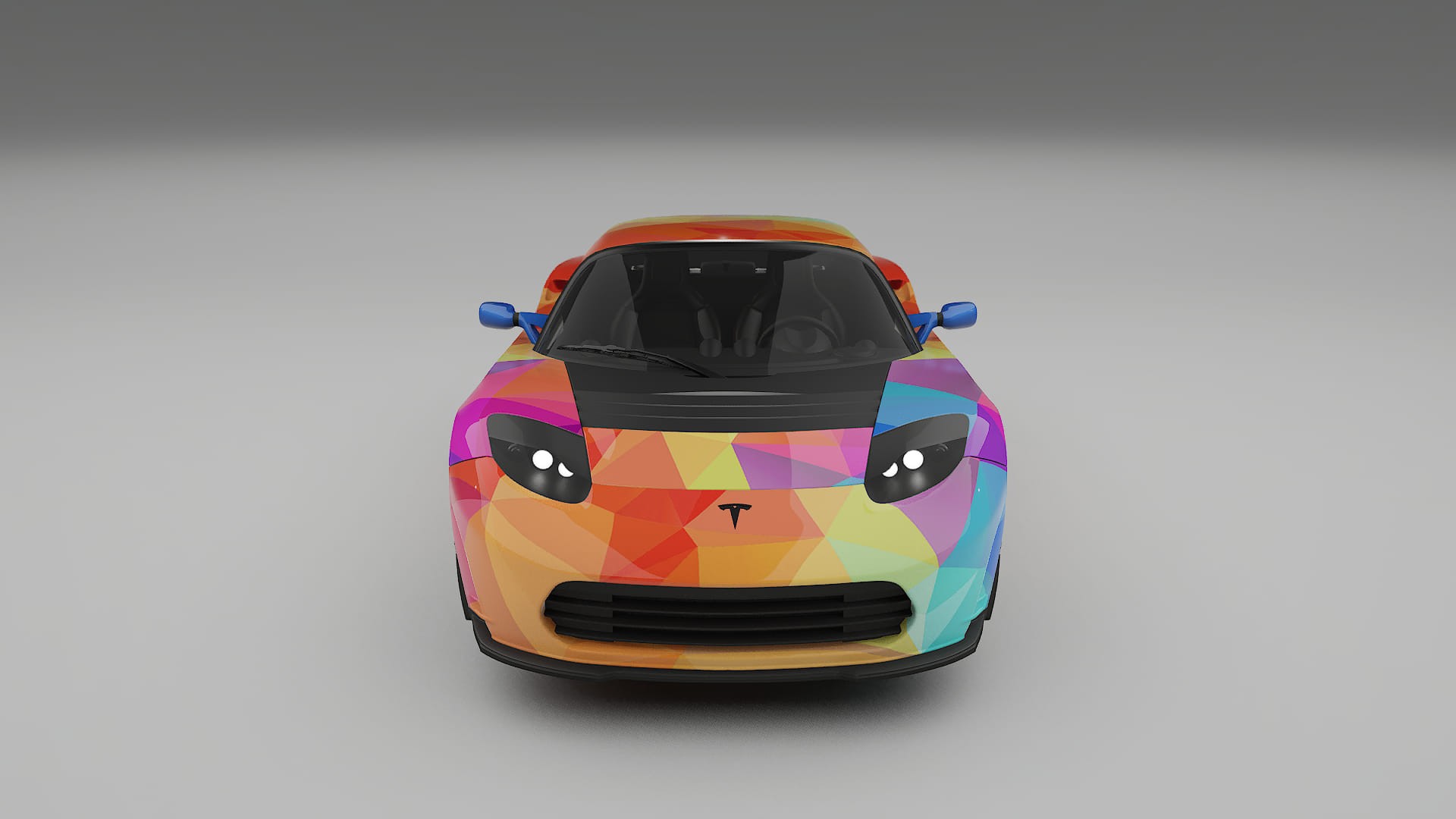 Tesla Roadster 2.5 VECTOR VIBE – Kit Wrap PPF Personalizzato in Pellicola Poliuretanica Stampabile