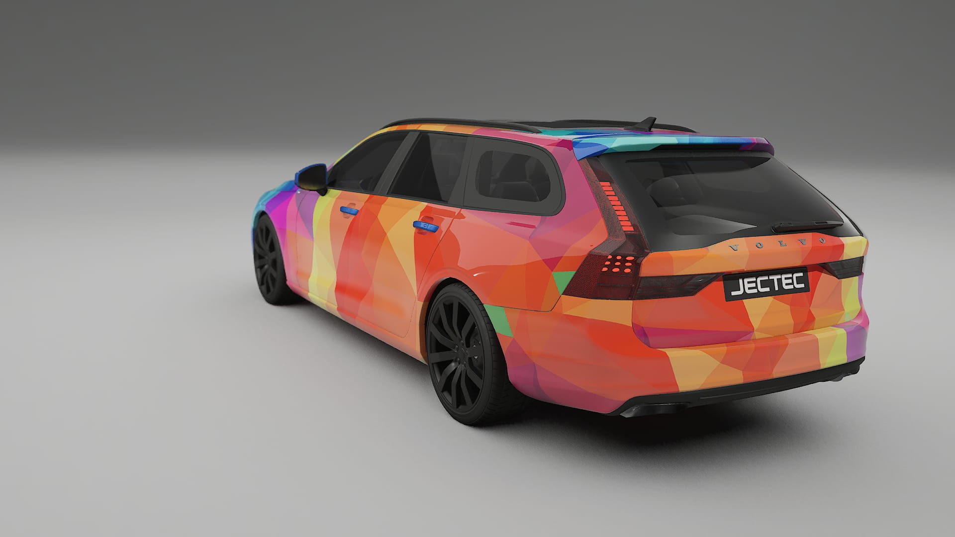 Volvo V90 P5 VECTOR VIBE – Kit Wrap PPF Personalizzato in Pellicola Poliuretanica Stampabile