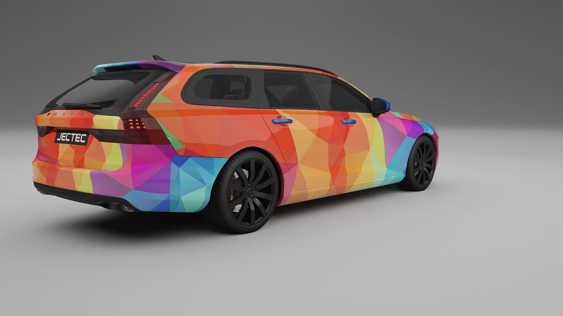 Volvo V90 P5 VECTOR VIBE – Kit Wrap PPF Personalizzato in Pellicola Poliuretanica Stampabile